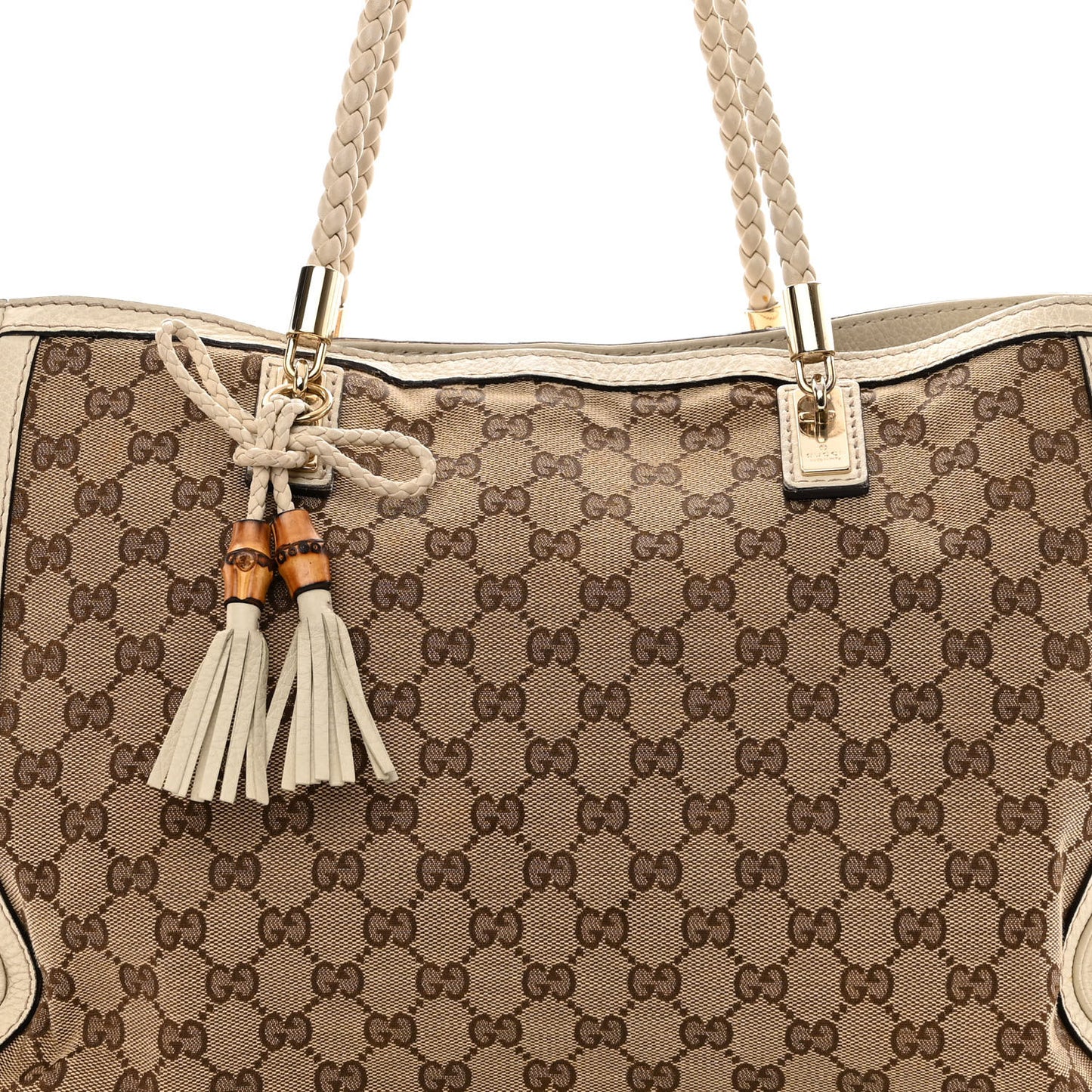 Monogram Medium Bella Hobo Off White