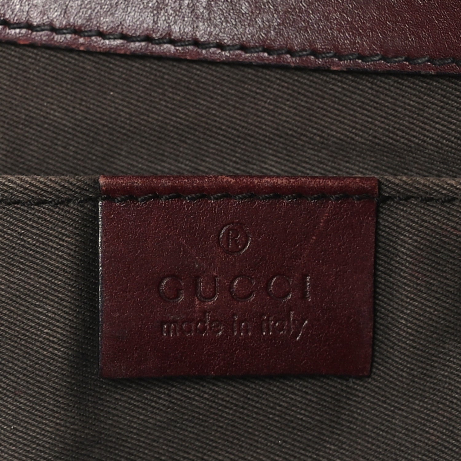 Gucci Monogram Studded Horsebit Clutch Bordeaux 7 of 11