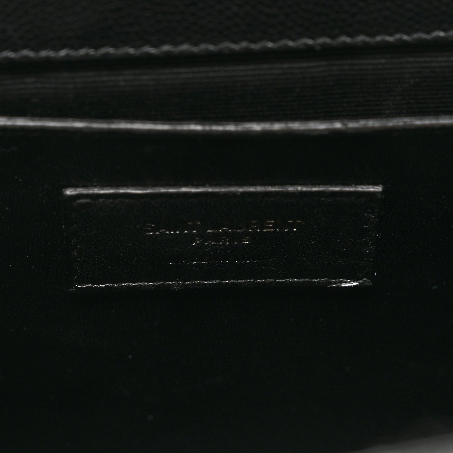 Grain De Poudre Matelasse Chevron Medium Monogram Satchel Black