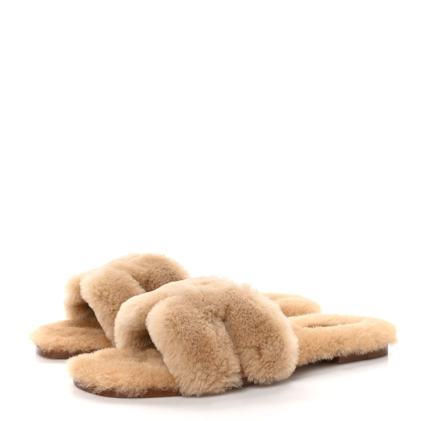 Woolskin Oran Sandals 41.5 Beige Argile