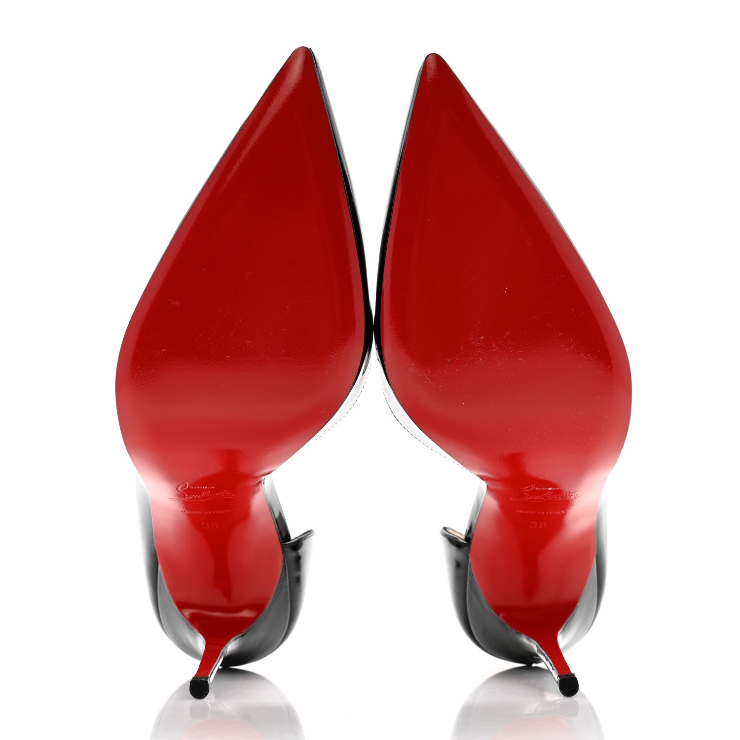 Christian Louboutin Patent Iriza 100 Pumps 38 Black 5 of 9