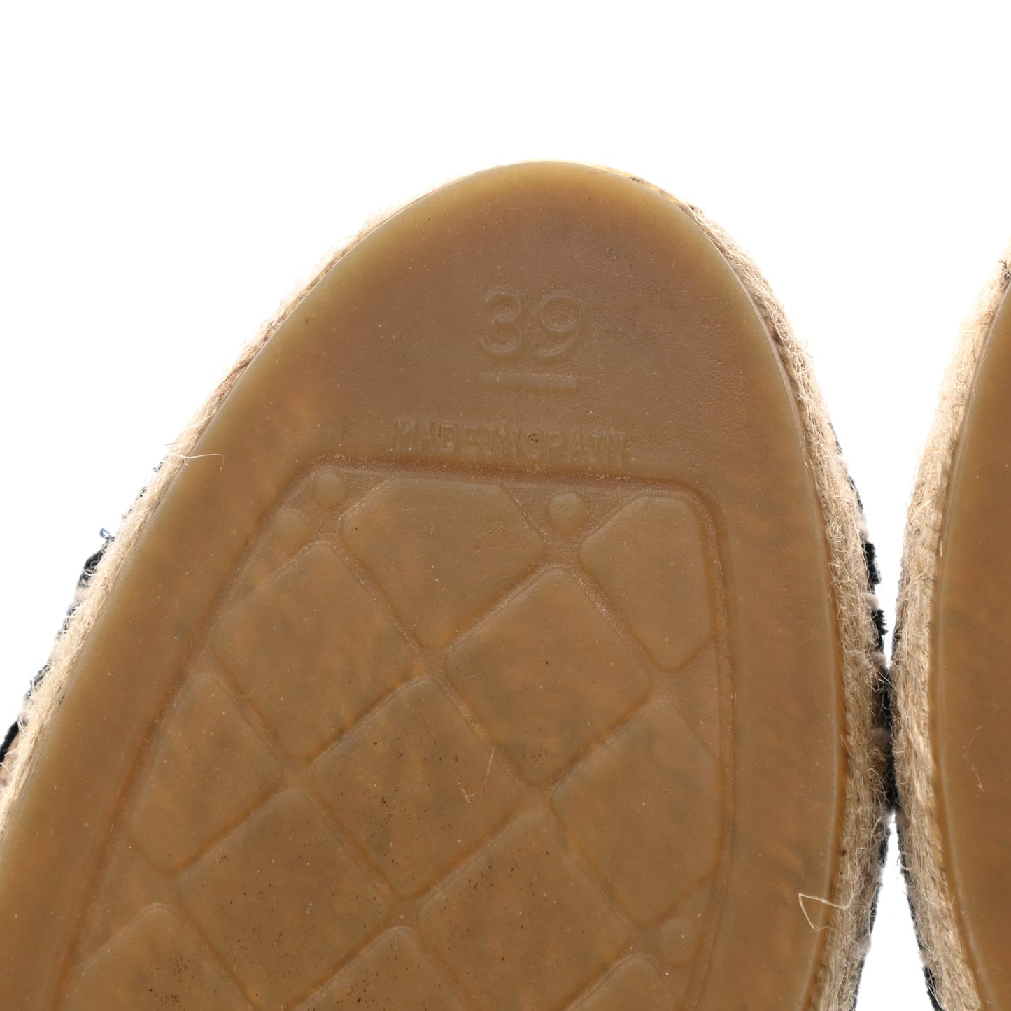 Velvet CC Espadrilles 39 Dark Navy Black