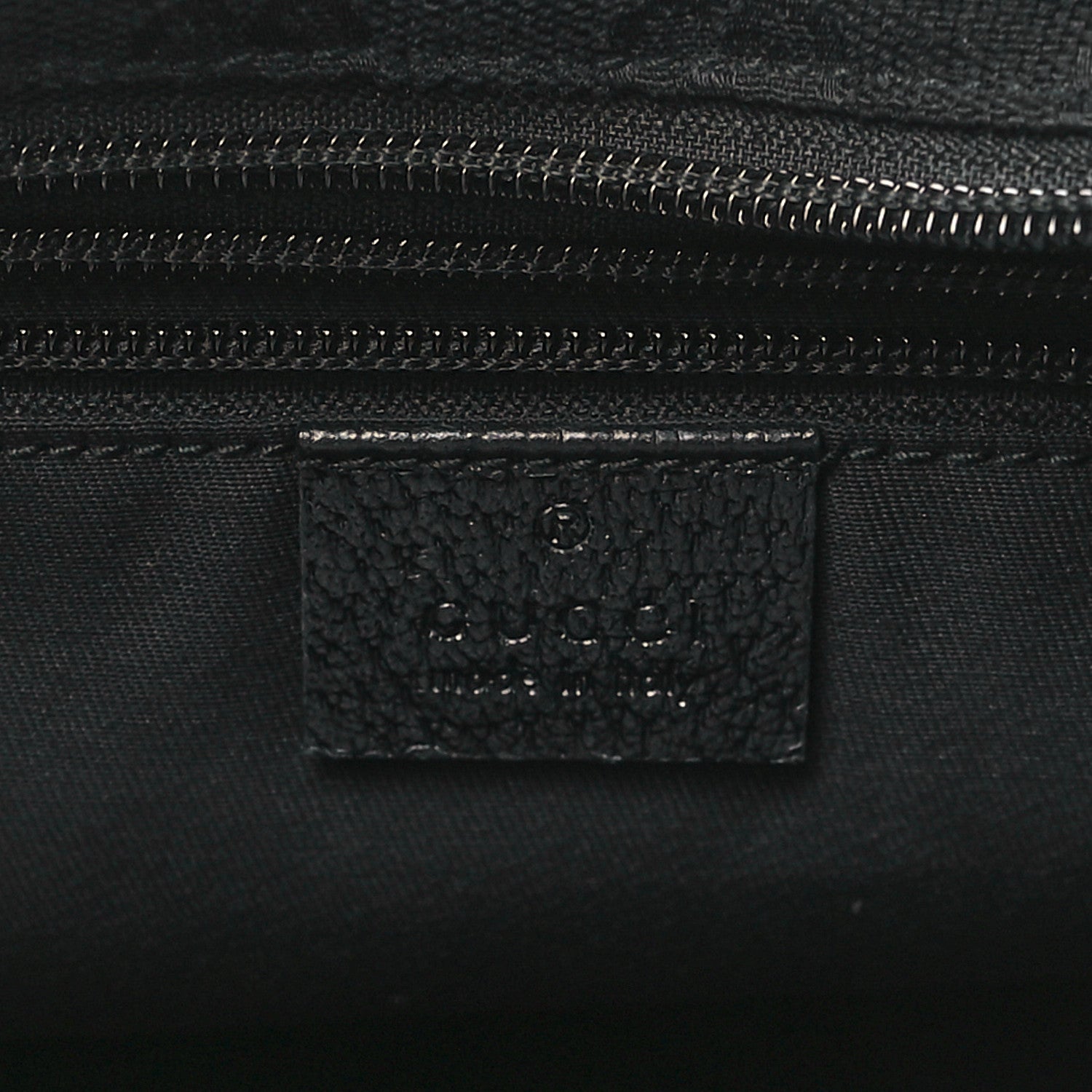 Gucci GG Monogram Small Web Handle Bucket Tote Black 6 of 9
