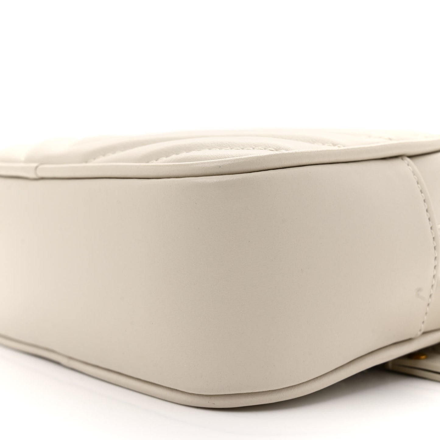 Calfskin Matelasse Monogram Lou Belt Bag Ivory