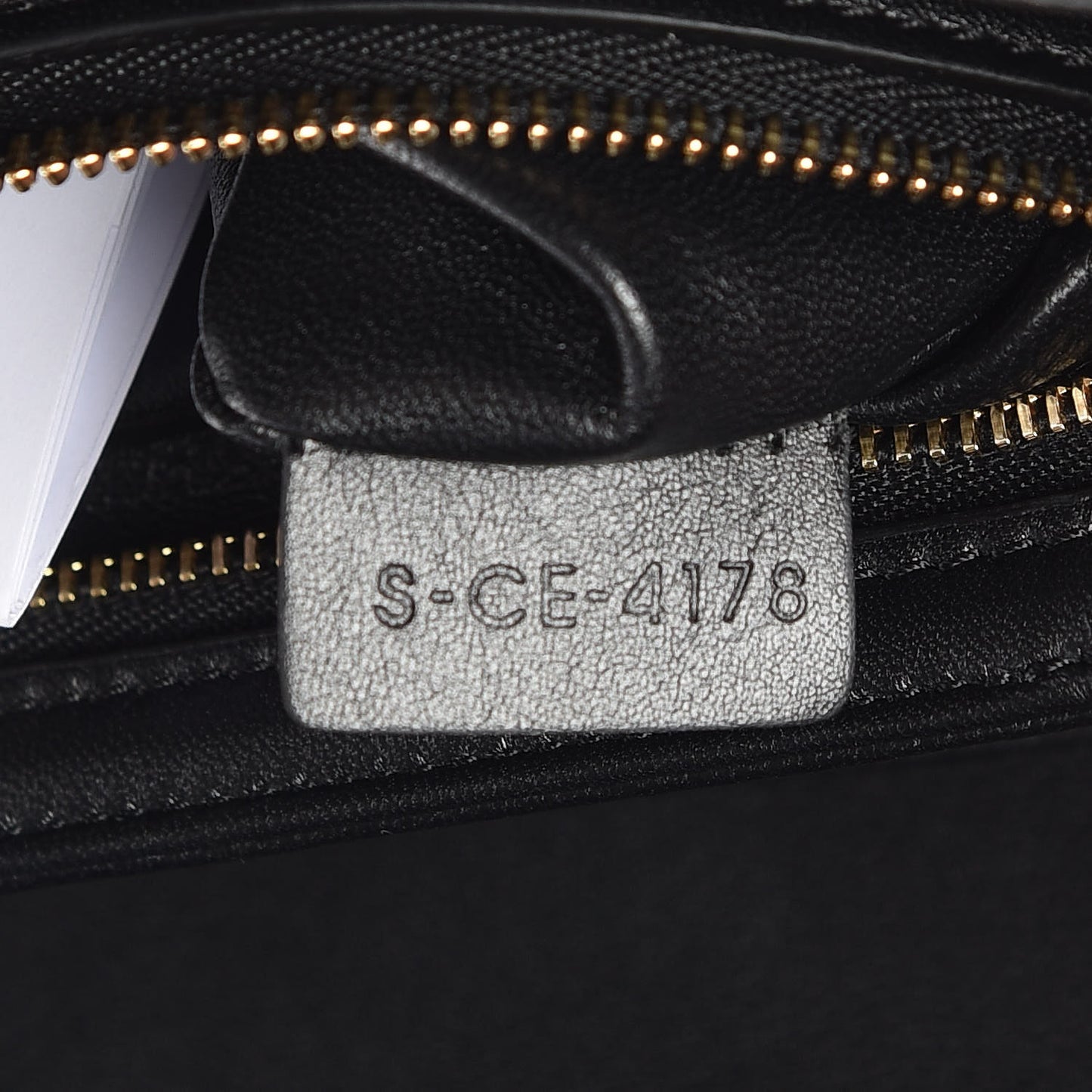 Shiny Calfskin Medium Triomphe Black