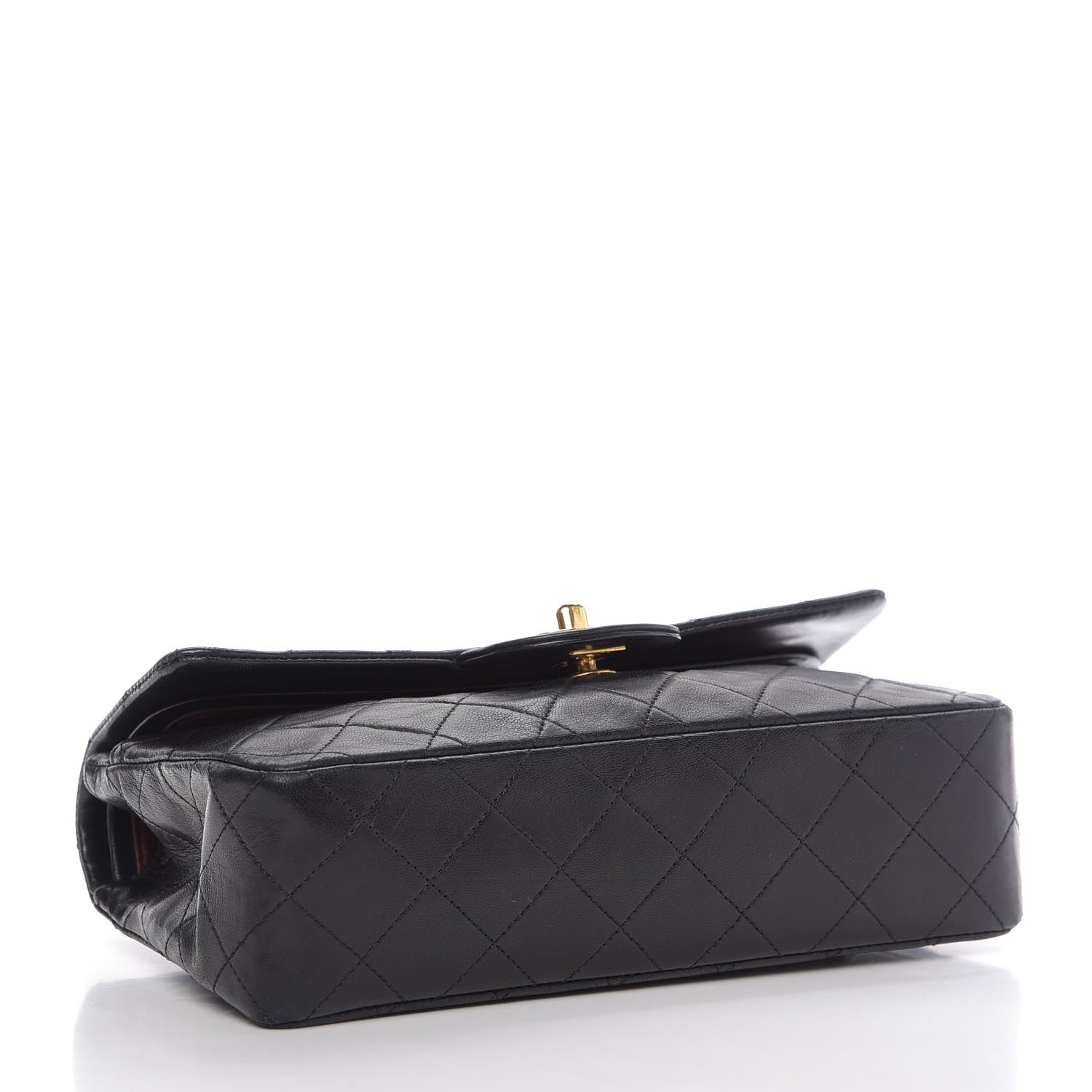 Chanel Lambskin Quilted Small Double Flap Black 4 of 9