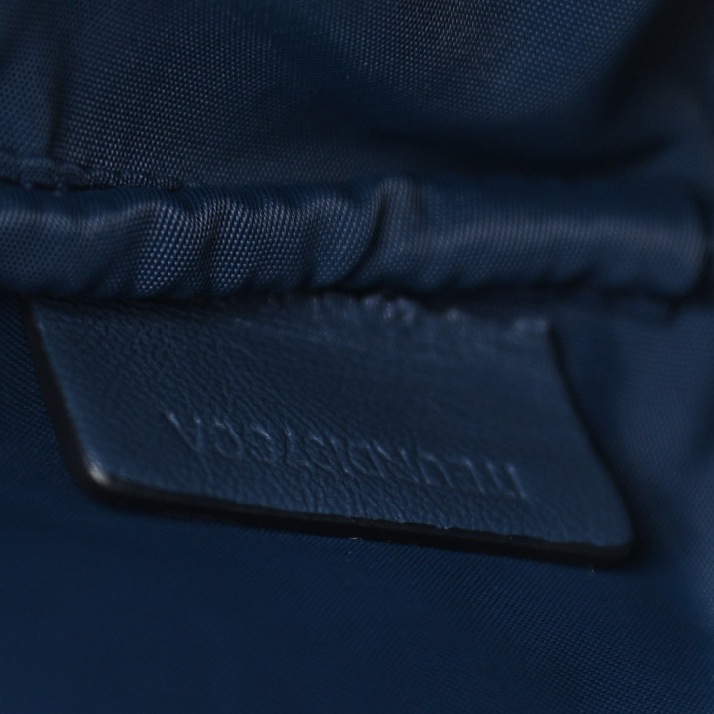 Calfskin Demin Check Small Lola Camera Bag Navy