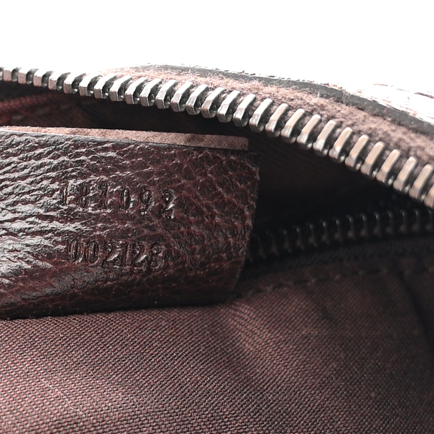 Monogram Web Medium Half Moon Hobo Dark Brown