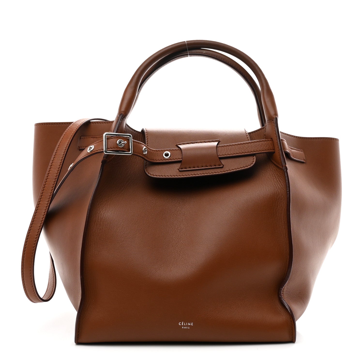 Celine Smooth Calfskin Small Big Bag Tan 1840606 – FASHIONPHILE