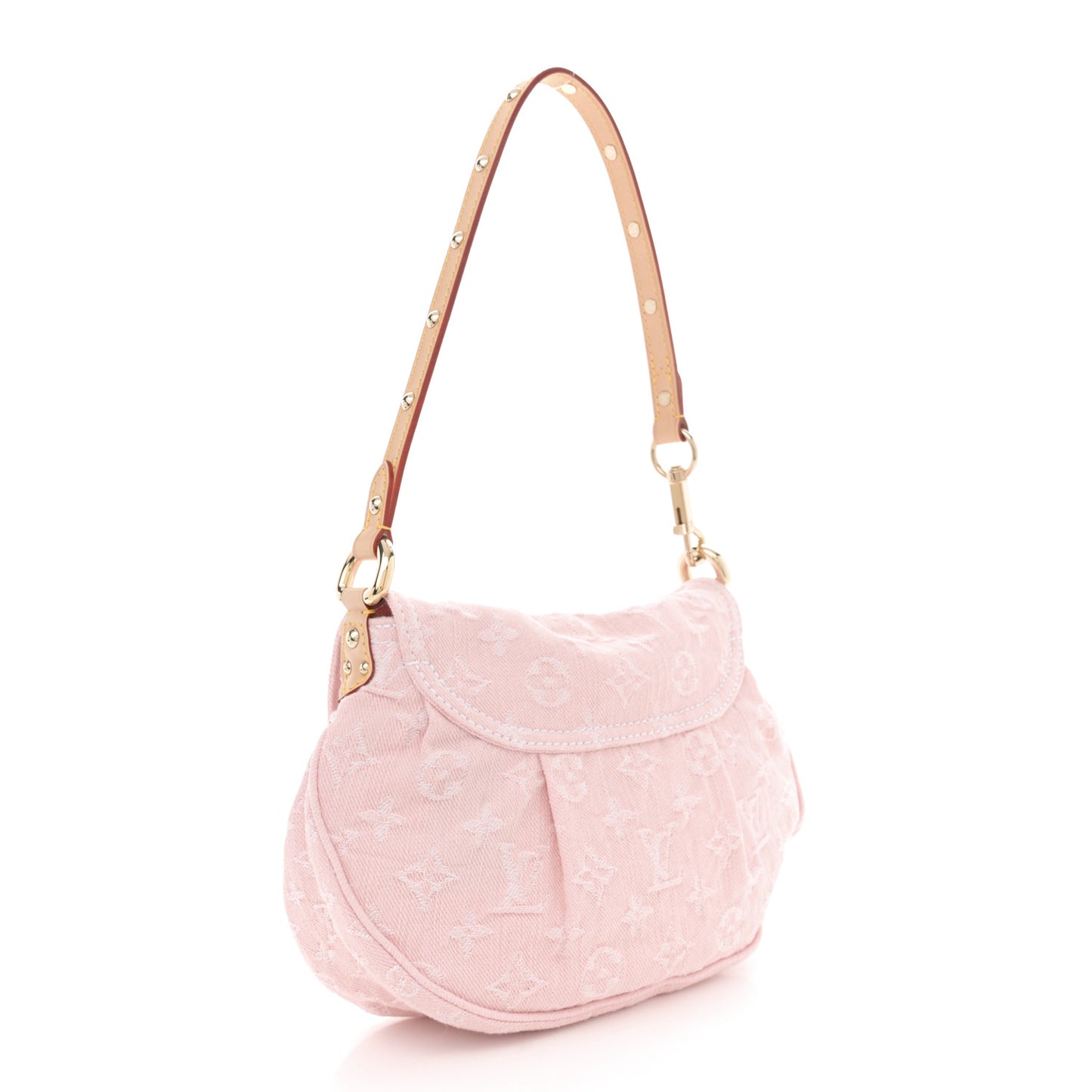 Monogram Denim Sunset Washed Pink