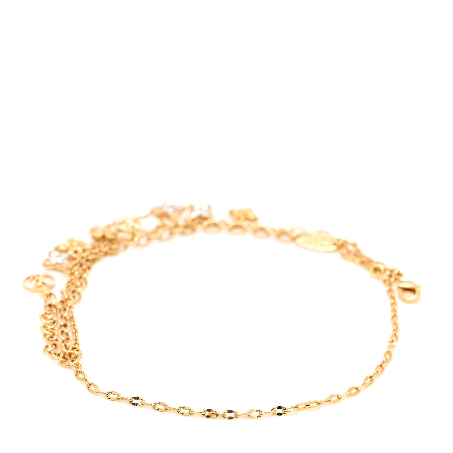 Blooming Strass Bracelet Gold