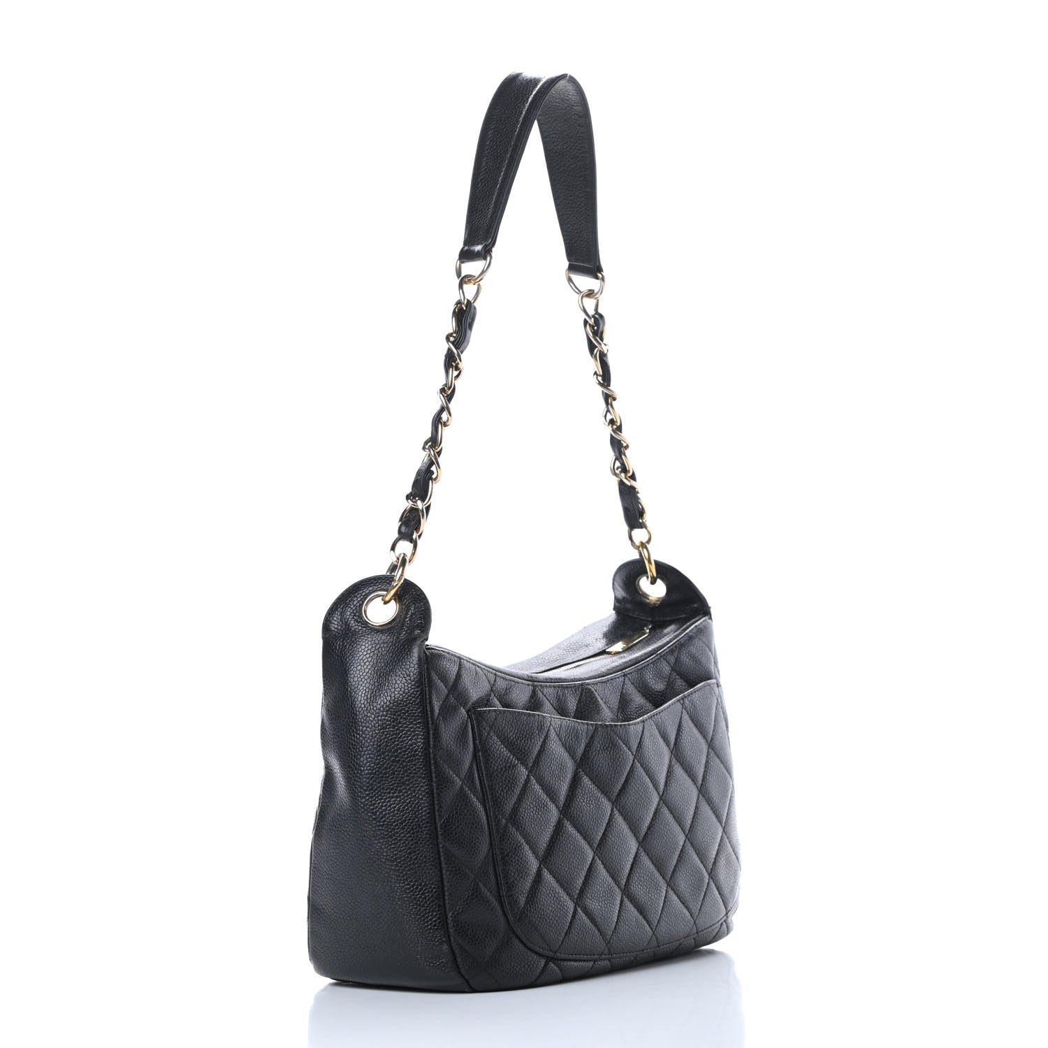 Chanel Caviar Quilted Timeless CC Shoulder Bag Black 3 of 15