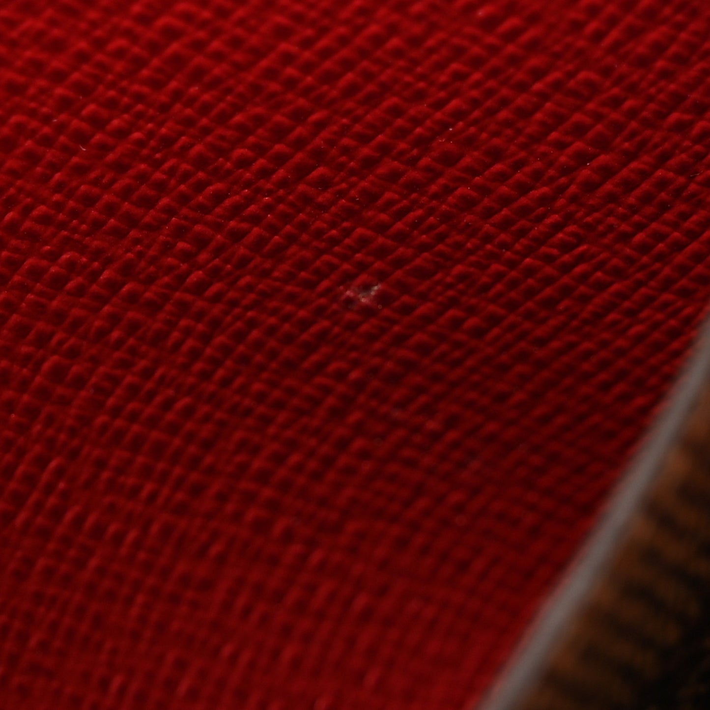 Damier Ebene Emilie Wallet Red