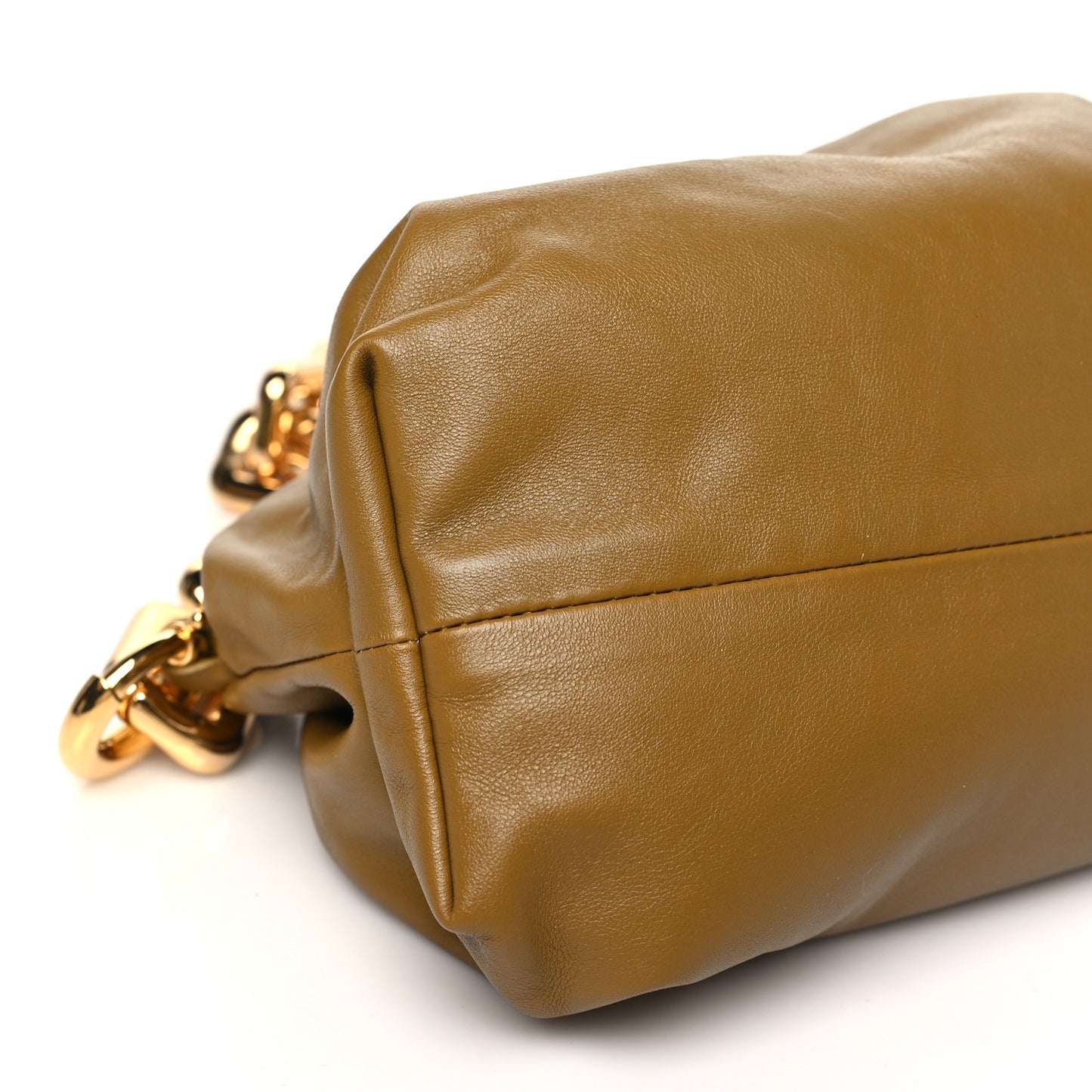 Calfskin The Pouch Chain Moutarde