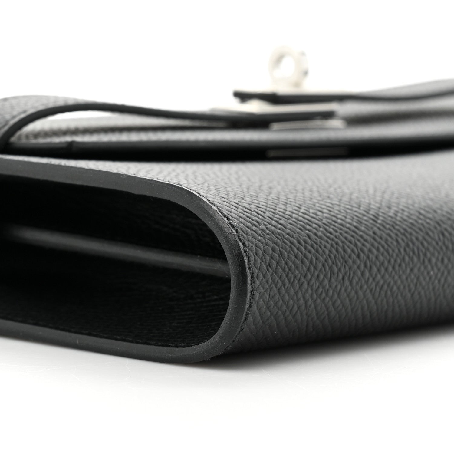 Hermes Epsom Kelly Wallet To Go Black 10 of 11