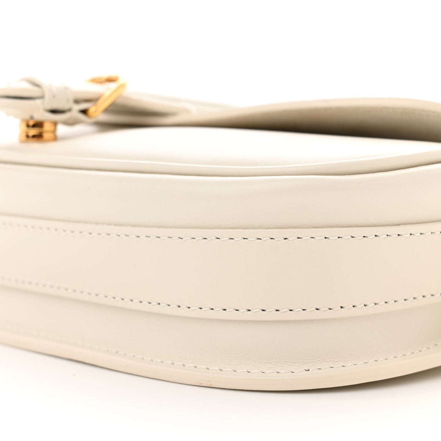 Box Calfskin East West Bobby Bag Latte