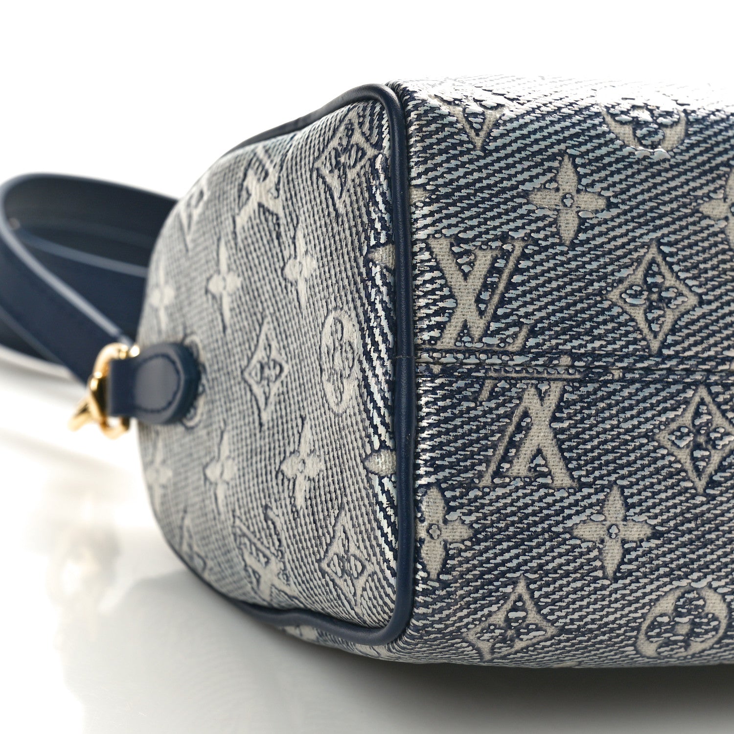 Louis Vuitton Monoglam Speedy Bandouliere 20 Blue 7 of 8