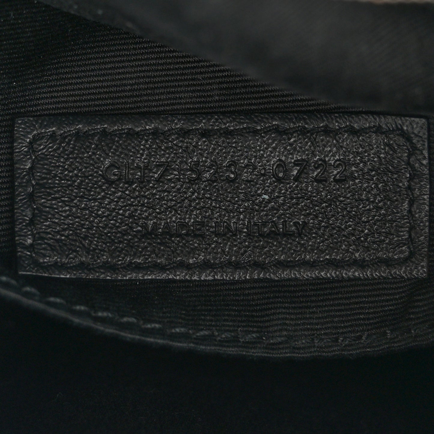 Calfskin Matelasse Monogram Lou Camera Bag Black