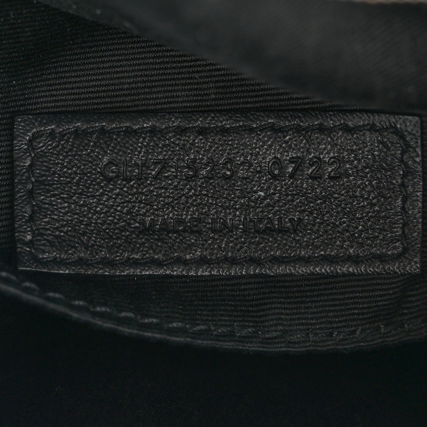 Saint Laurent Calfskin Matelasse Monogram Lou Camera Bag Black 7 of 15