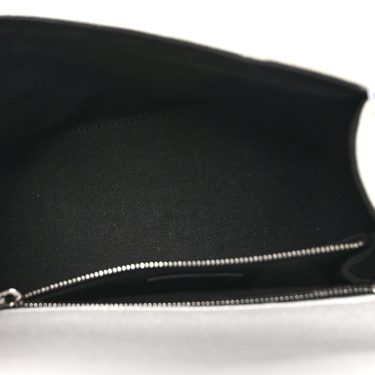Cotton Canvas Small Hourglass Top Handle Bag White