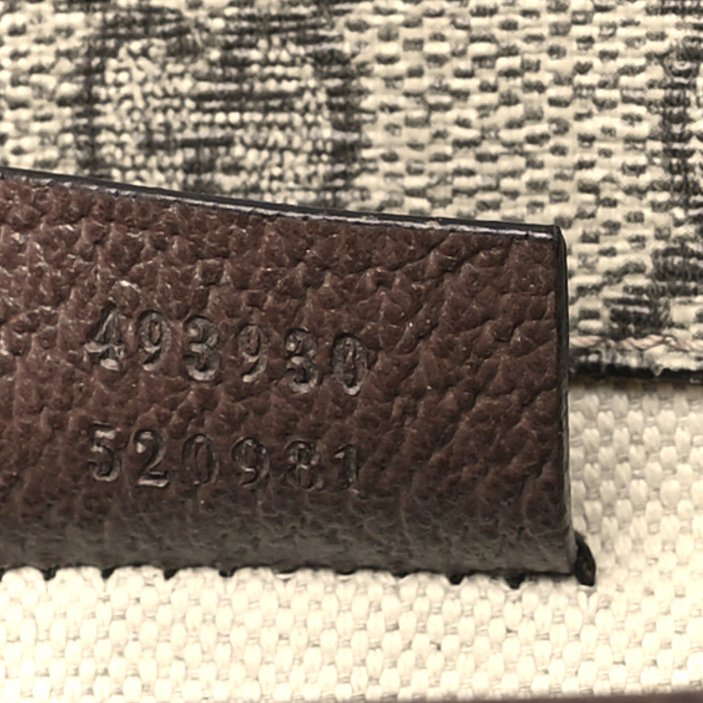GG Supreme Monogram Neo Vintage Web Belt Bag Brown