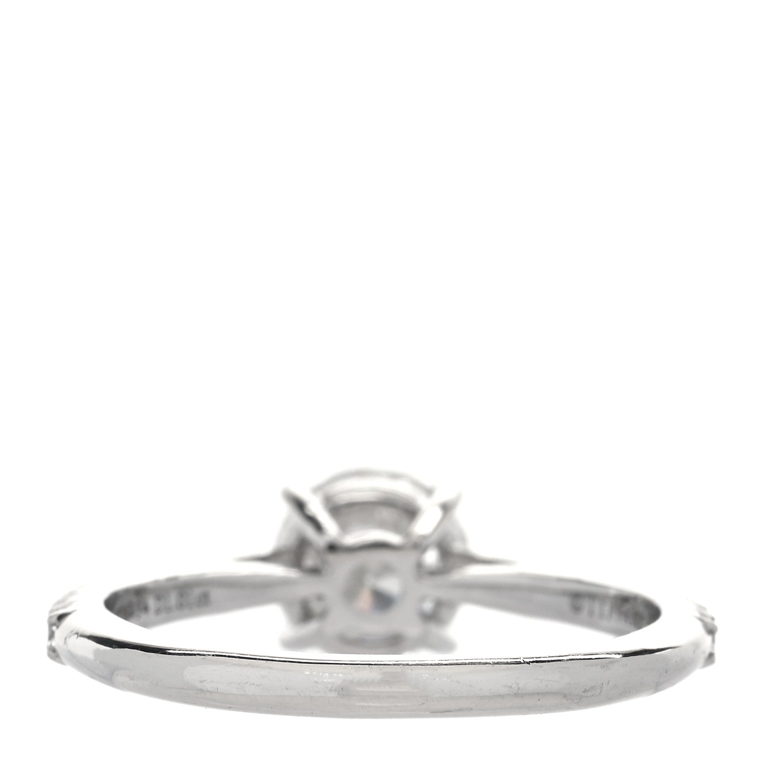 Tiffany Platinum Diamond 1.01ct Novo Engagement Ring 51 5.75 3 of 6