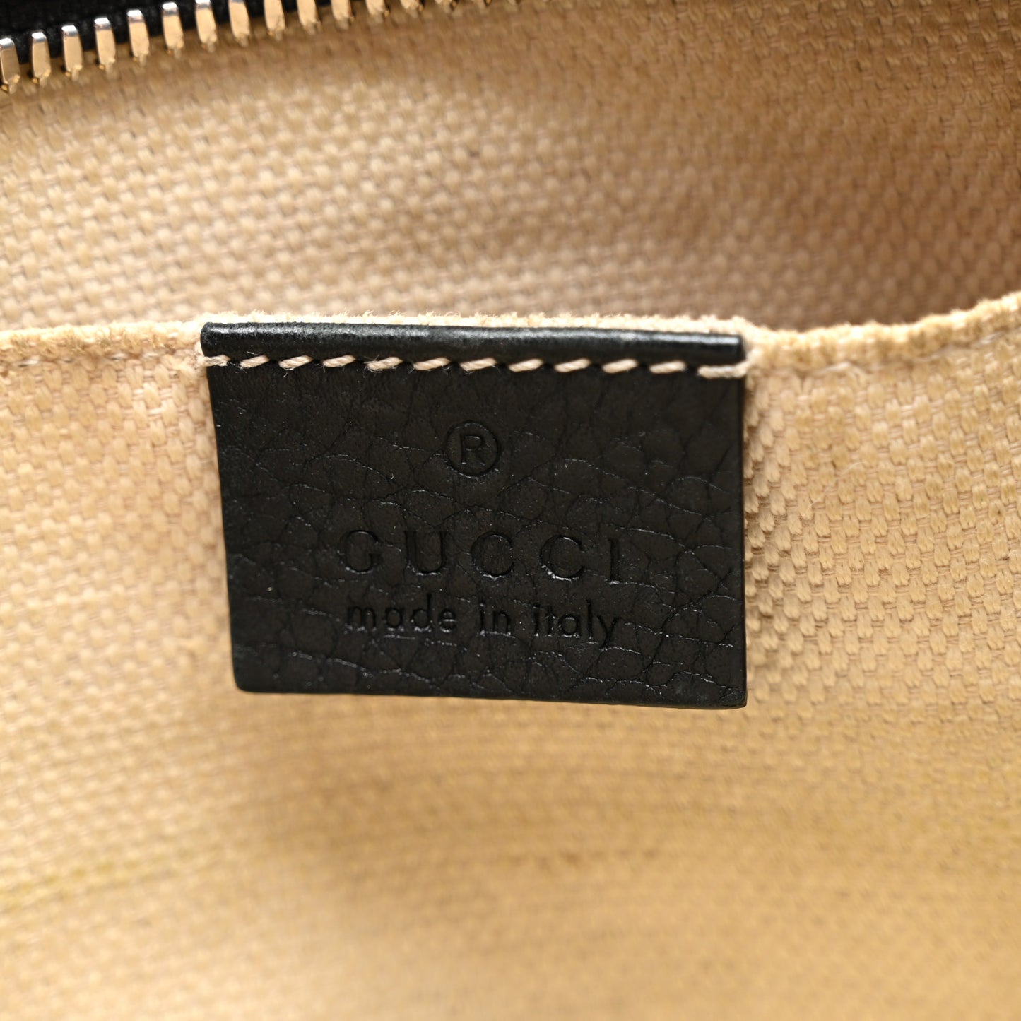 Pebbled Calfskin Small Soho Disco Bag Black
