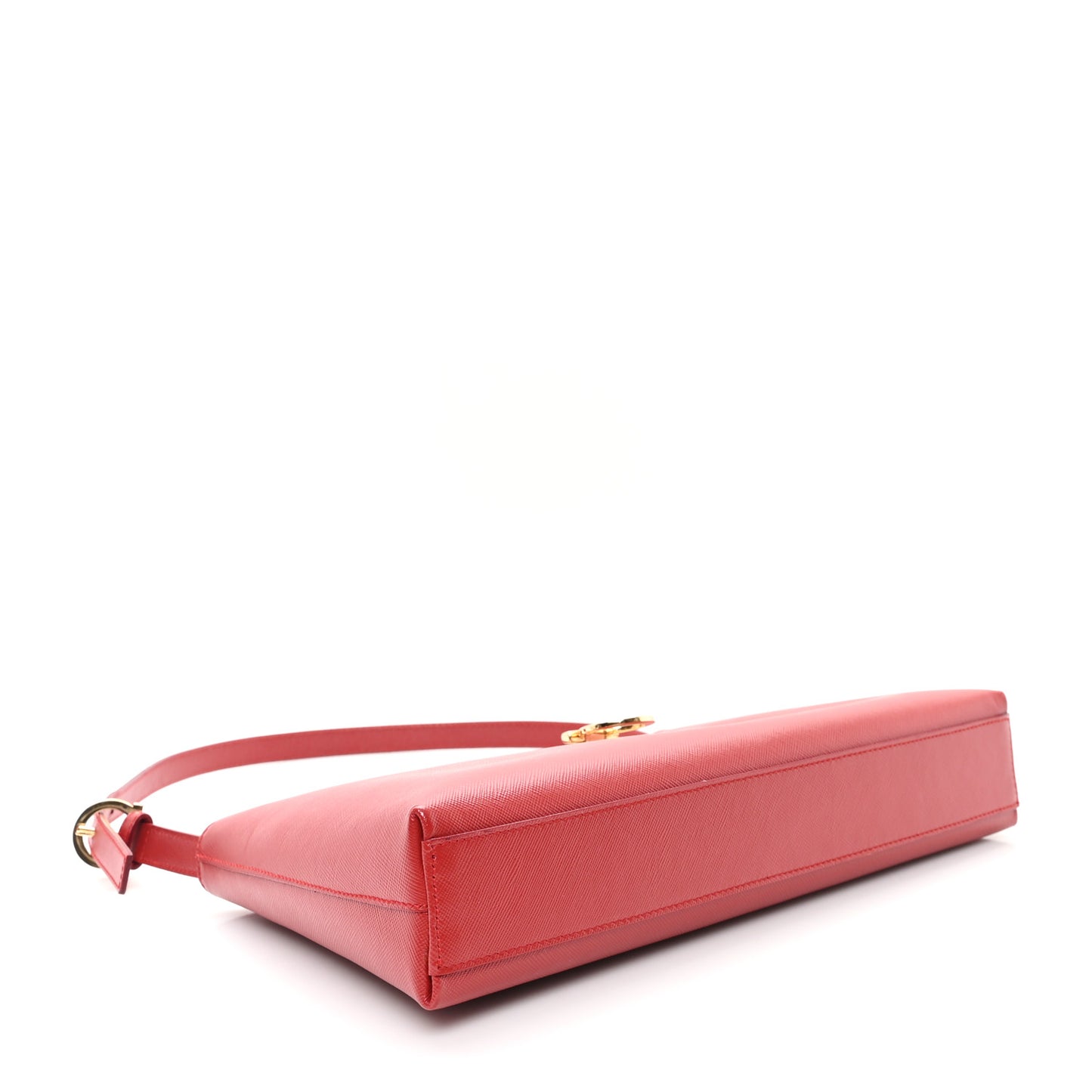 Saffiano Trifolio Shoulder Bag Coral