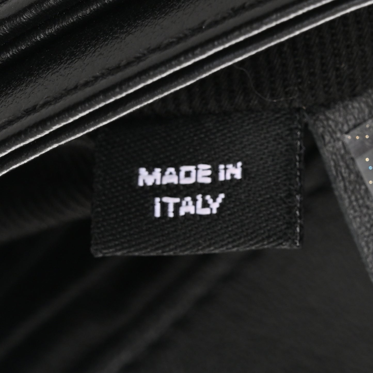 Calfskin Quilted CC Uniform Flap Belt Bag Black