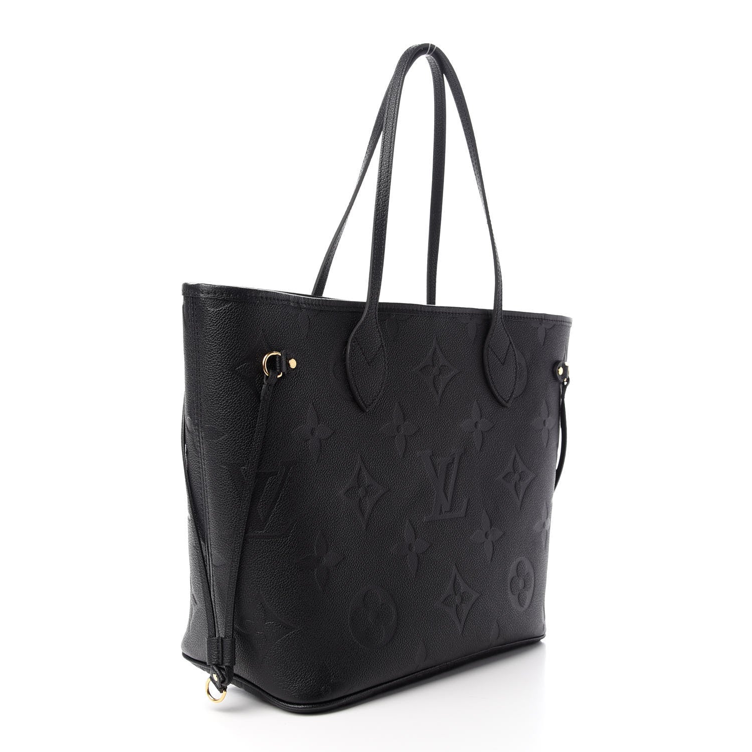 Louis Vuitton Empreinte Monogram Giant Neverfull MM Black 3 of 9