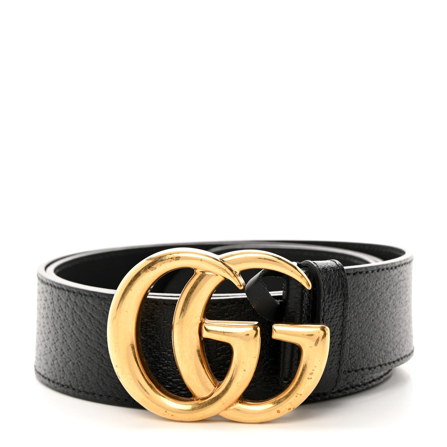 Textured Calfskin Double G 40mm Belt 90 36 Black