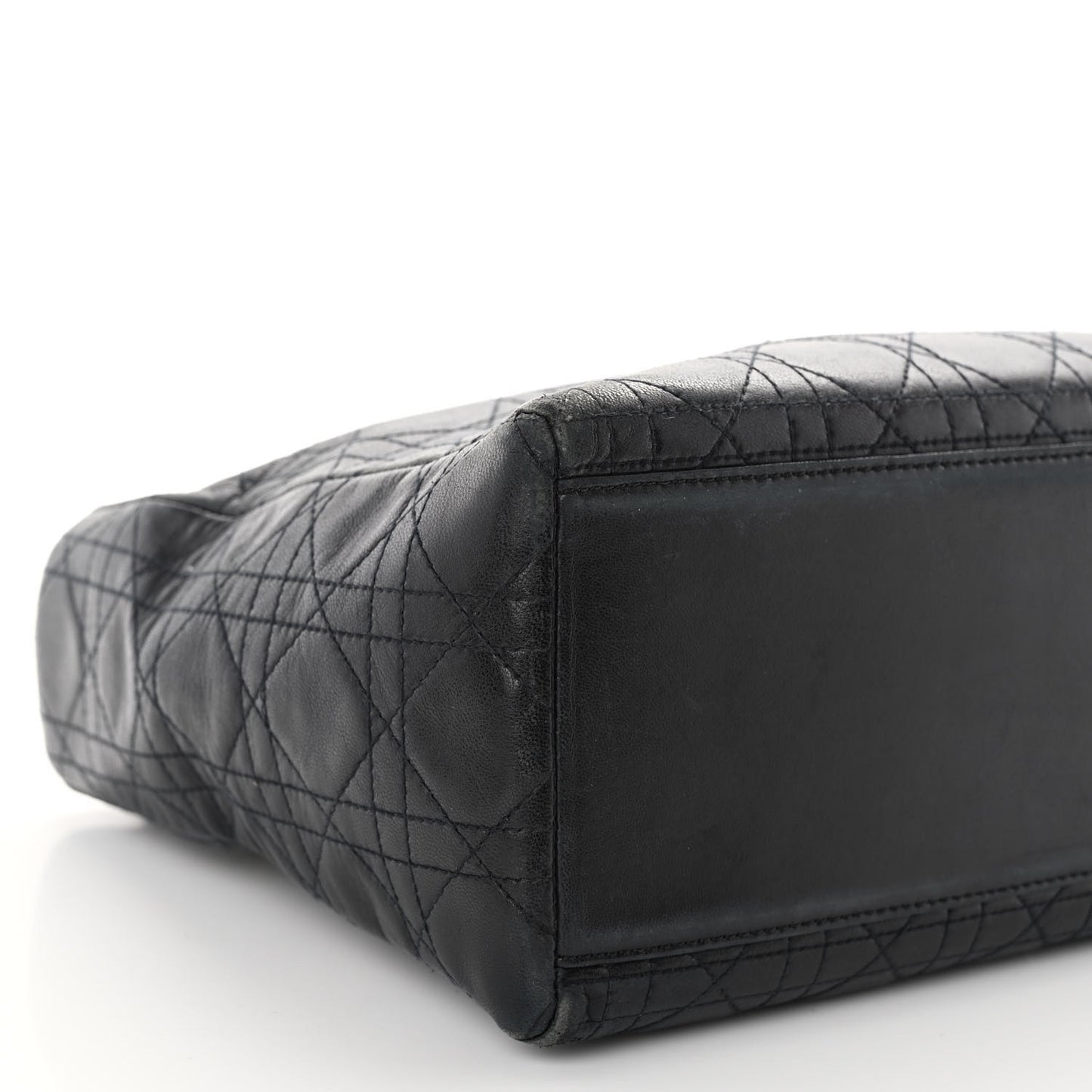 Lambskin Cannage Medium Lady Dior Black