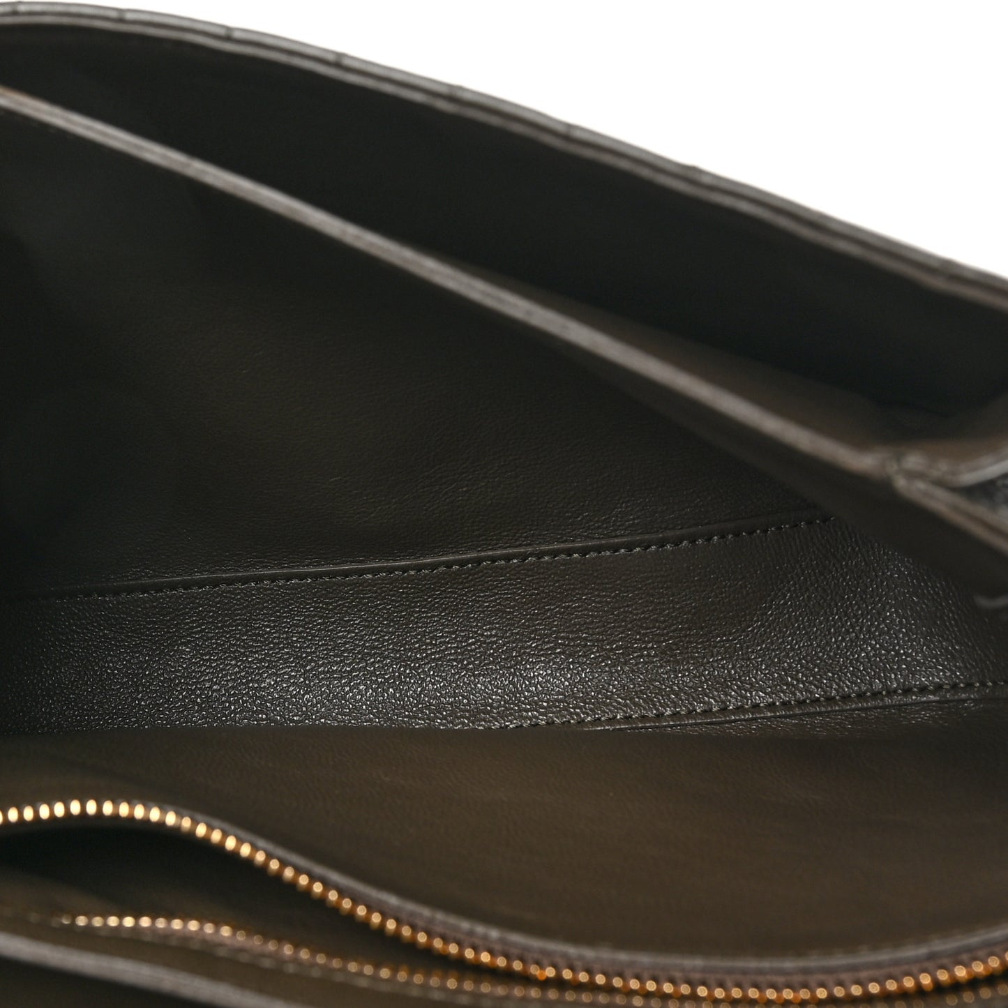 Calfskin Quilted Medium C Bag Khaki