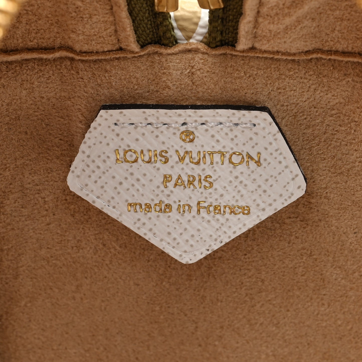Monogram Giant Beach Pouch Kaki