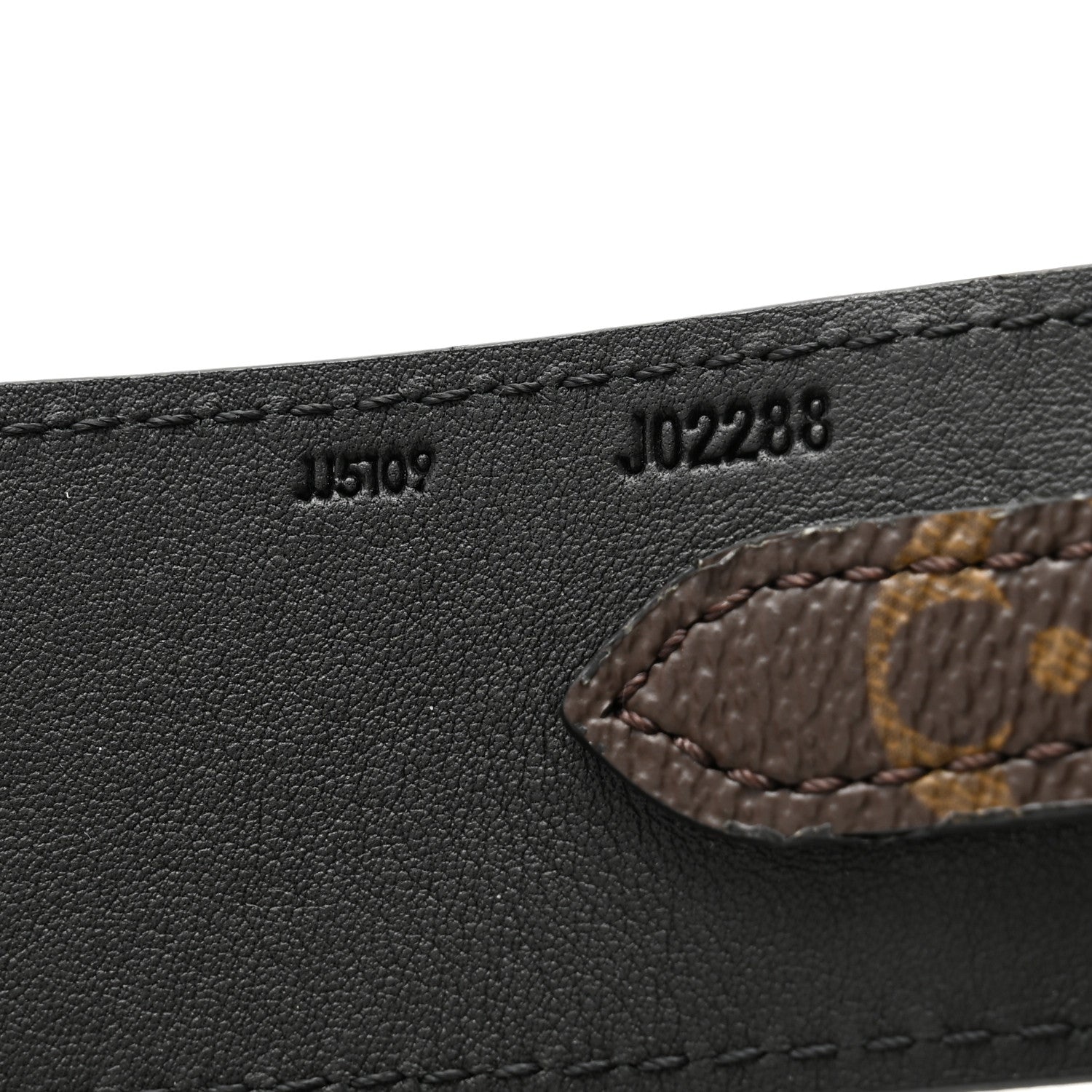 Louis Vuitton Monogram Bandouliere Shoulder Strap Black 4 of 6