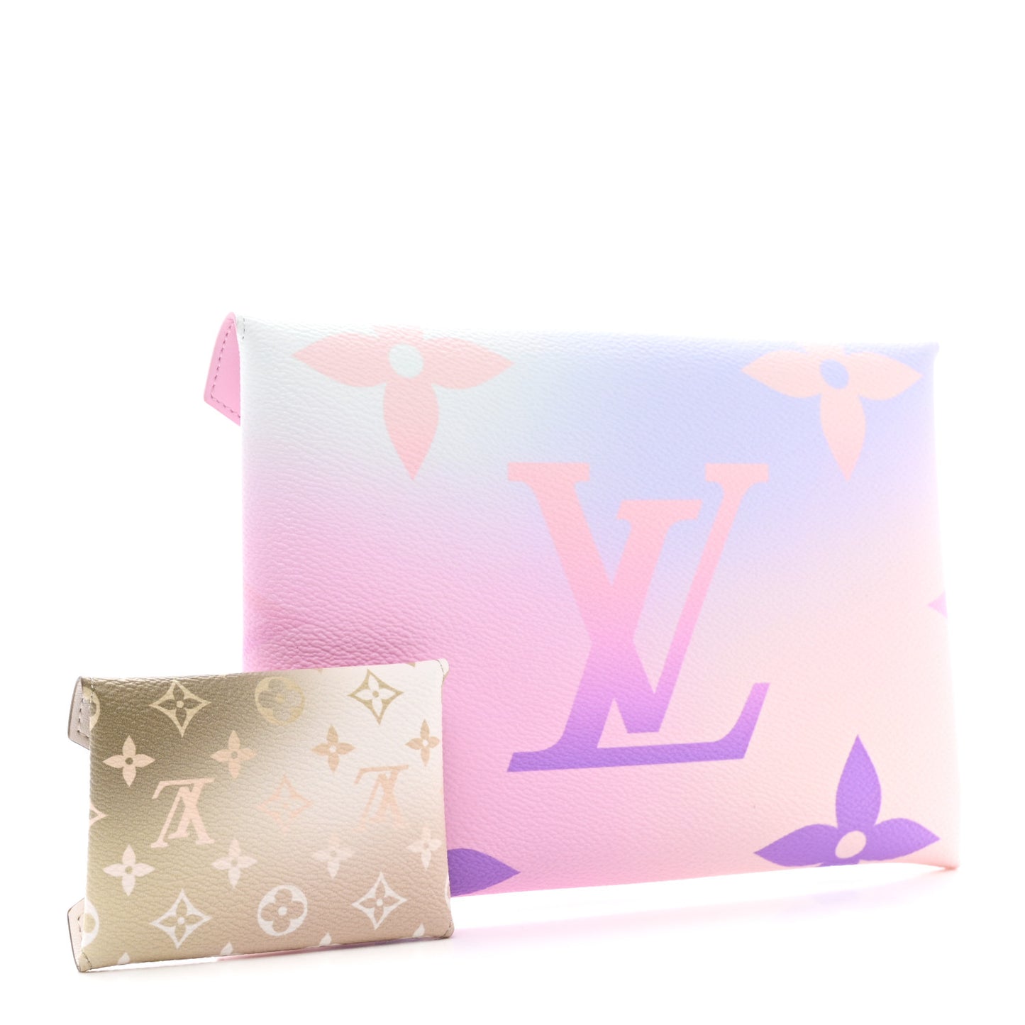 Monogram Giant Spring In The City Kirigami Pochette Set Sunrise Pastel Sunset Kaki