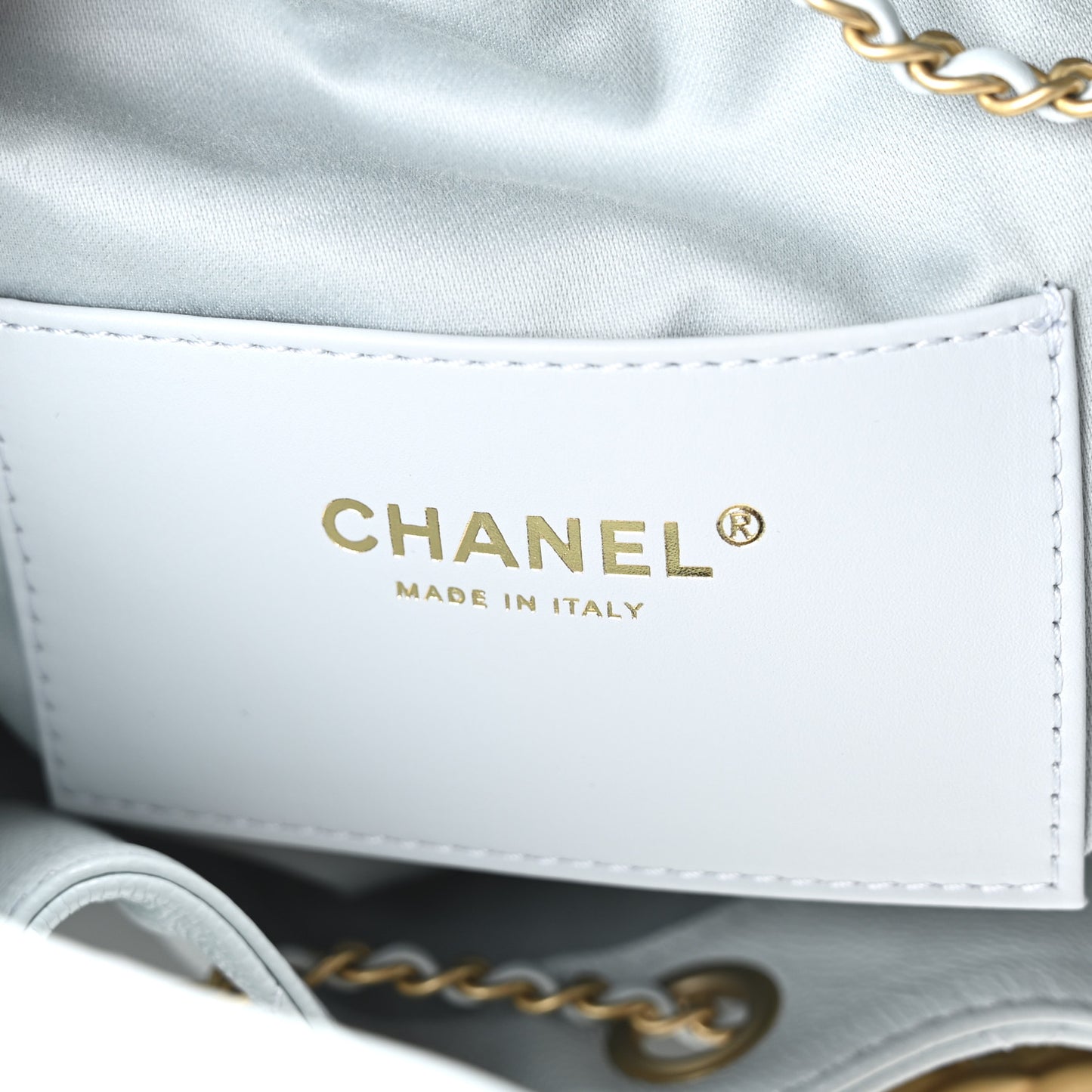 Caviar Quilted Small Chanel 25 Handbag Light Blue