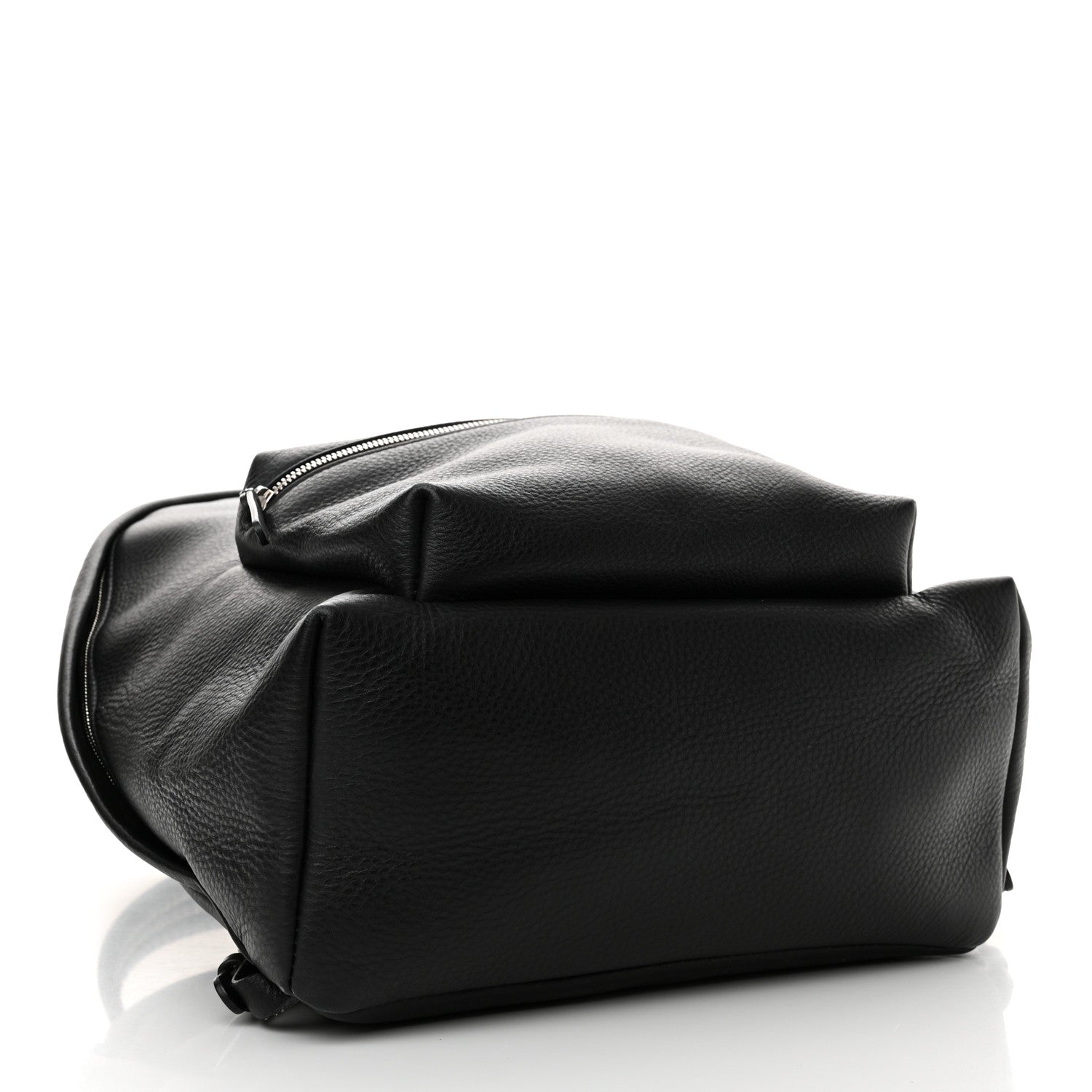 Balenciaga Calfskin Logo Small Everyday Backpack Black White 4 of 14