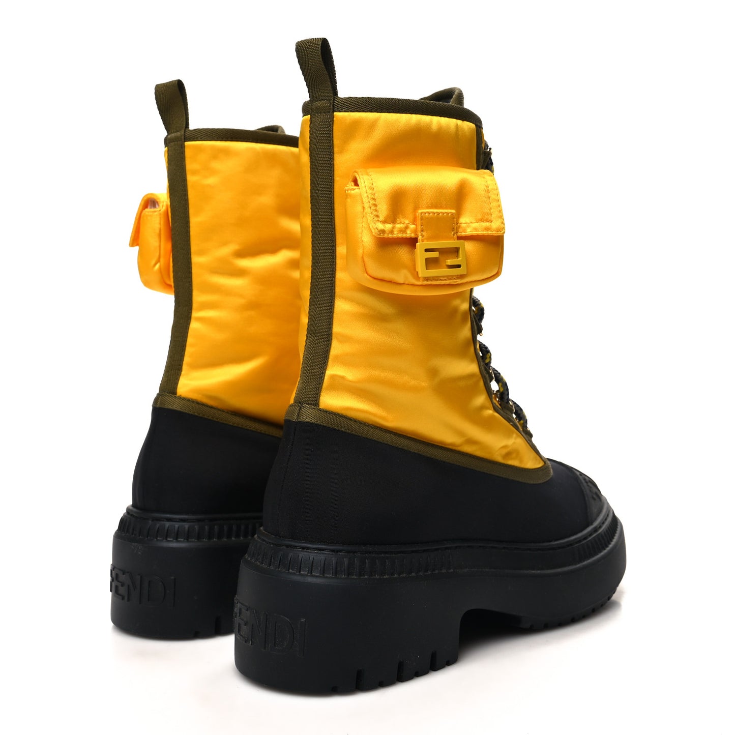 Nylon Baguette Domino 50mm Biker Boots 37 Mimosa Black