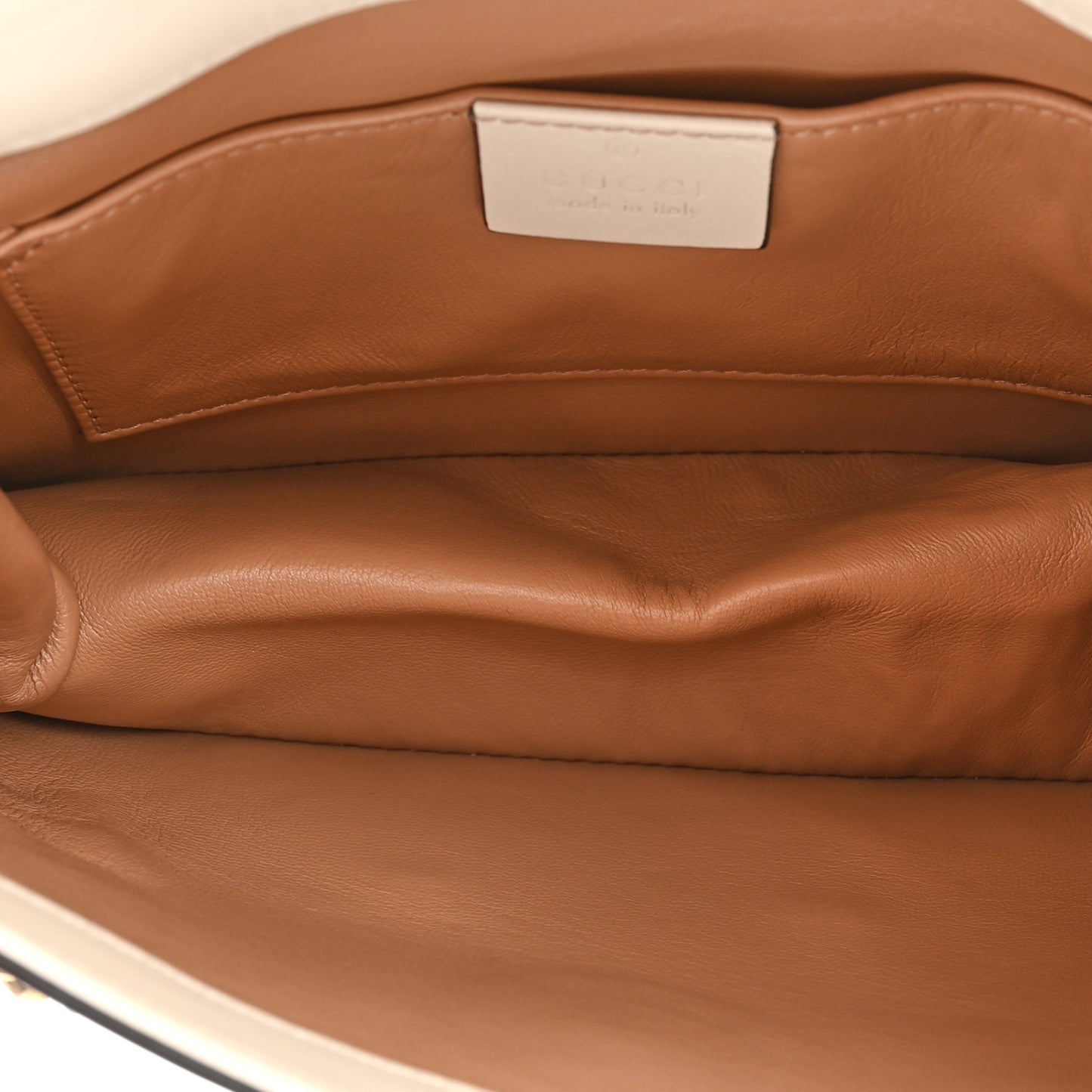 Nappa Pearl Studded Mini Queen Margaret Broadway Shoulder Bag Mystic White