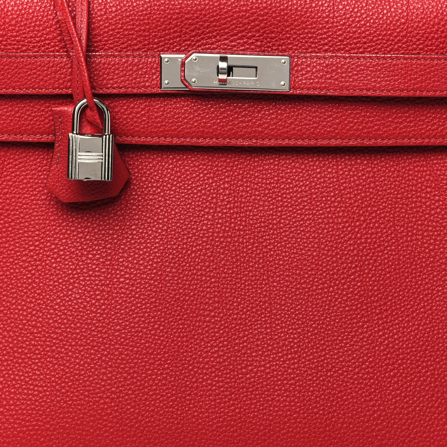 Hermes Togo Kelly Retourne 32 Rouge Vif 8 of 15