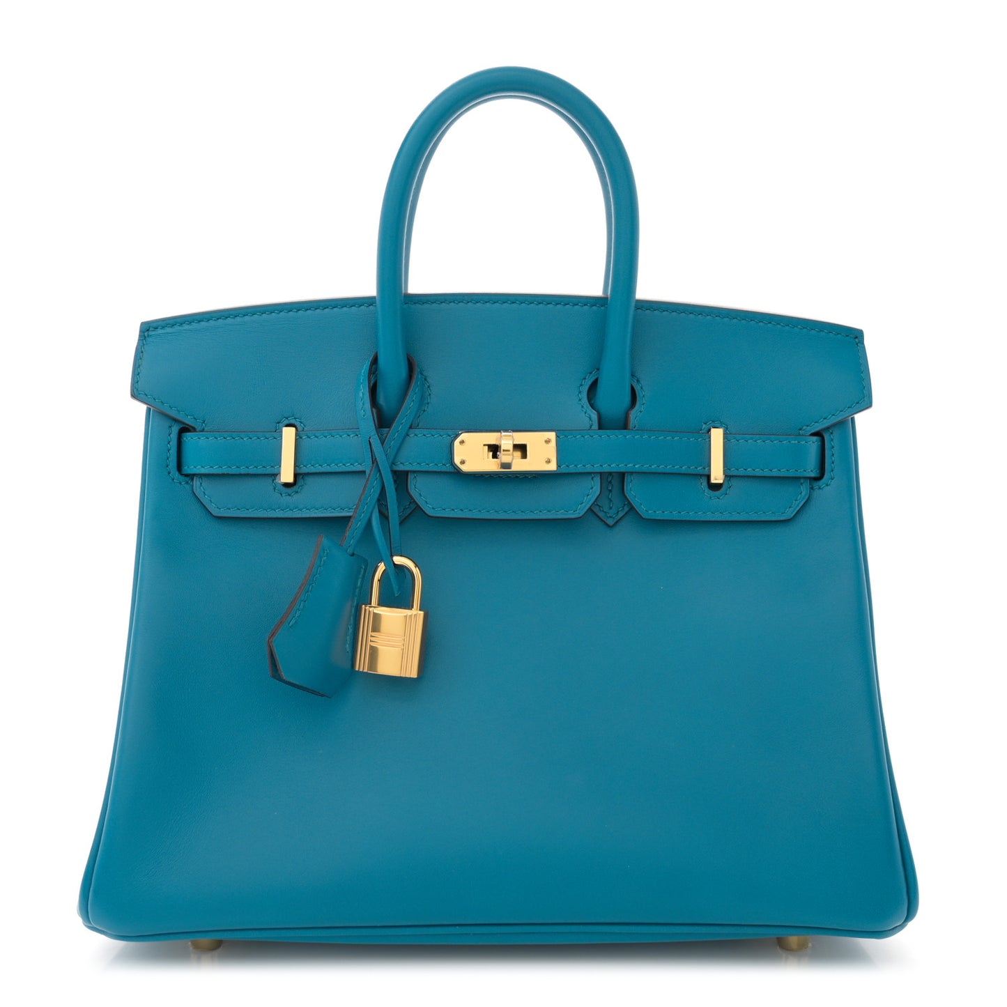 Tadelakt Birkin 25 Bleu Izmir