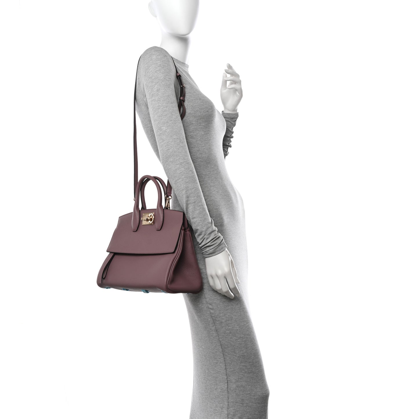 Calfskin The Studio Bag Cinder Rose