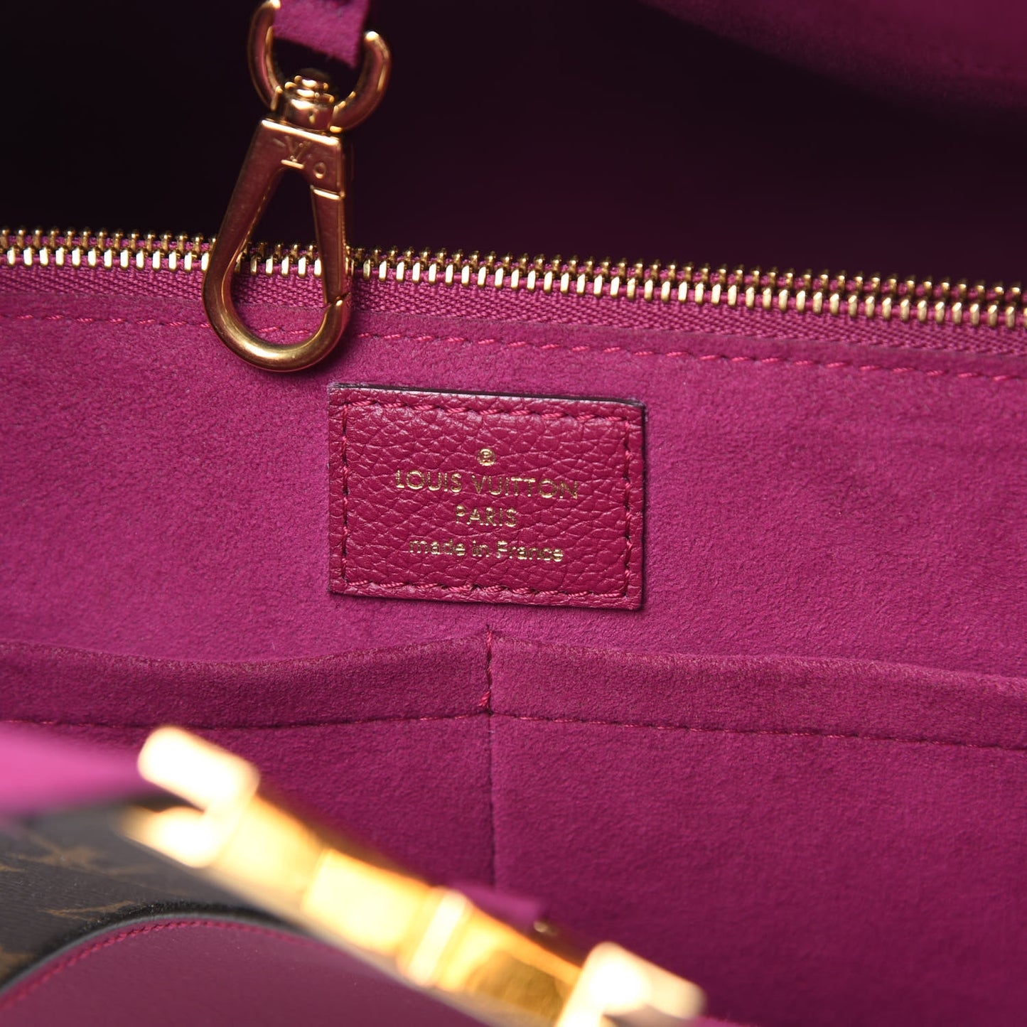 Calfskin Monogram Kimono Tote Grape
