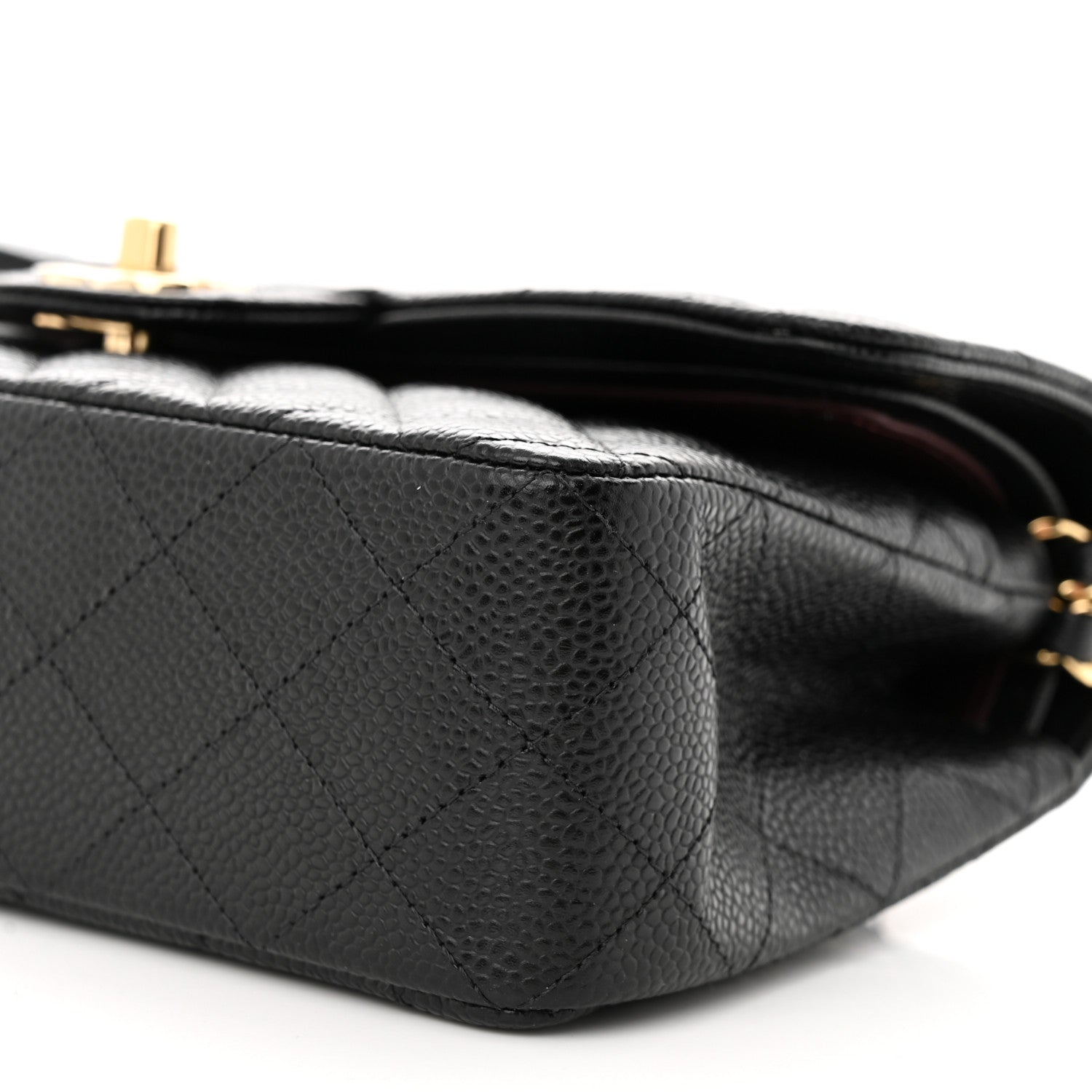 Chanel Caviar Quilted Small Double Flap Black 10 of 11