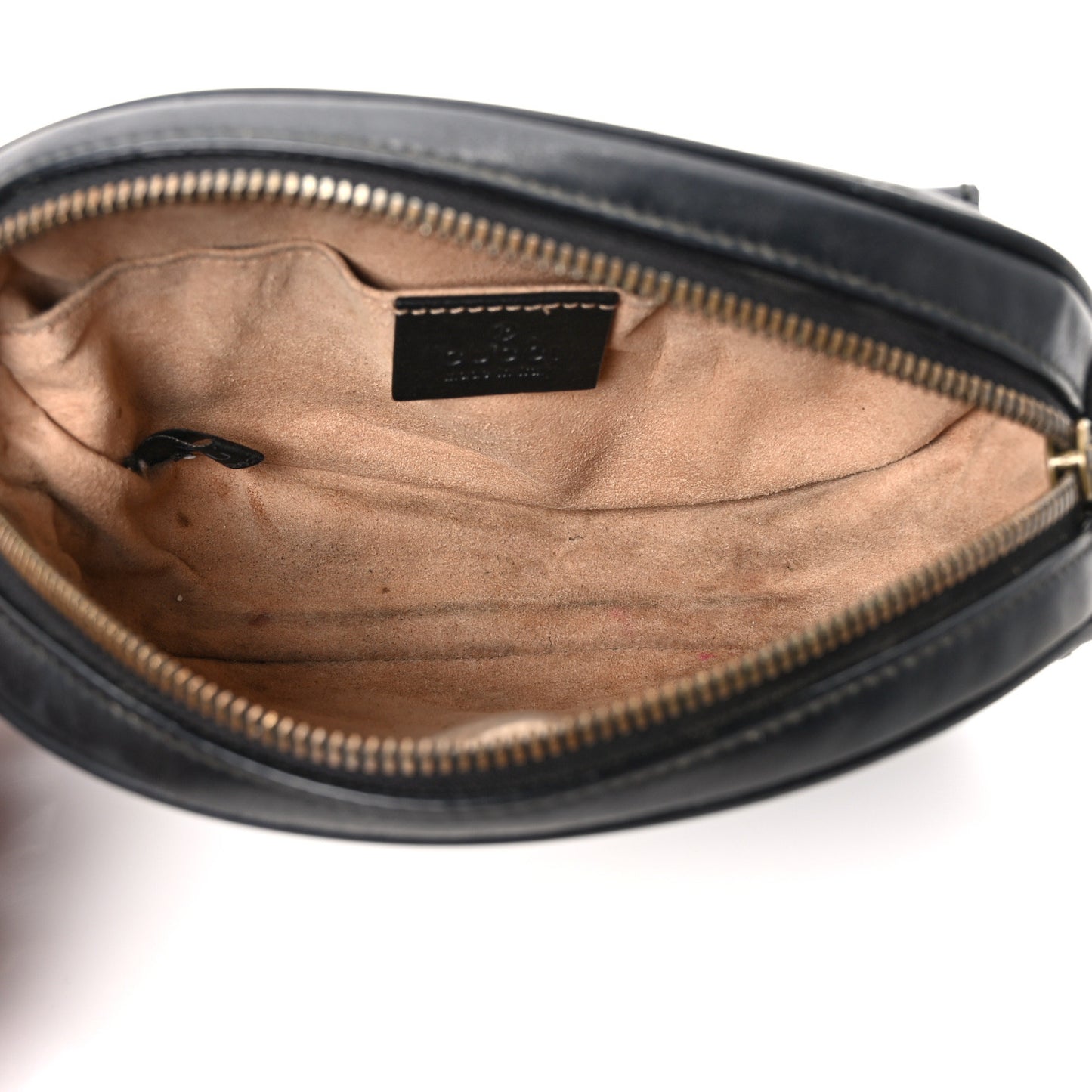 Calfskin Matelasse GG Marmont Belt Bag 85 34 Black