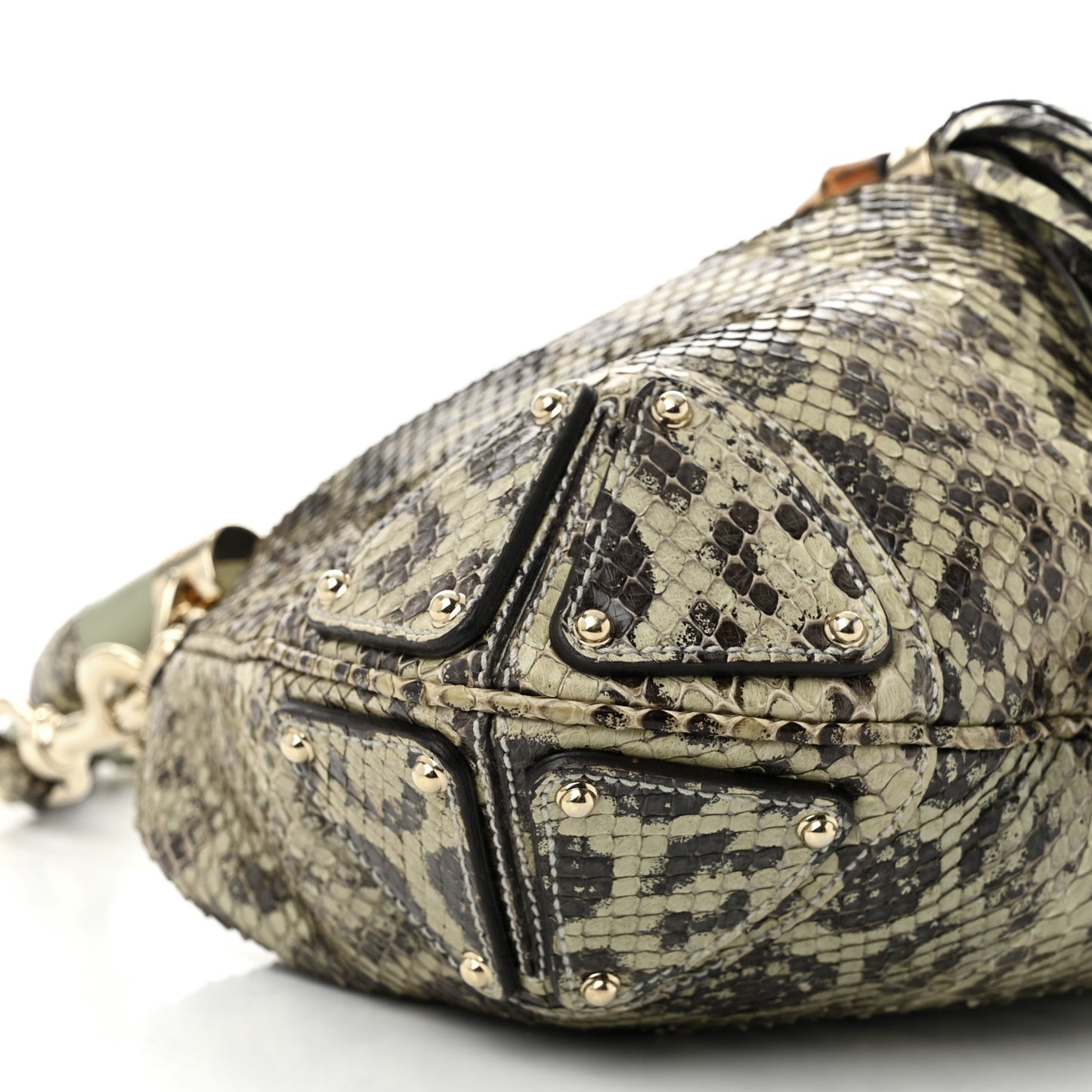 Python Medium Indy Top Handle Hobo Green Multicolor