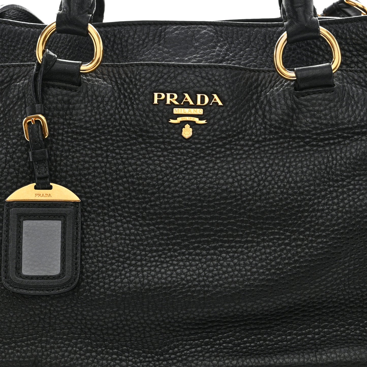 Vitello Daino Tote Black