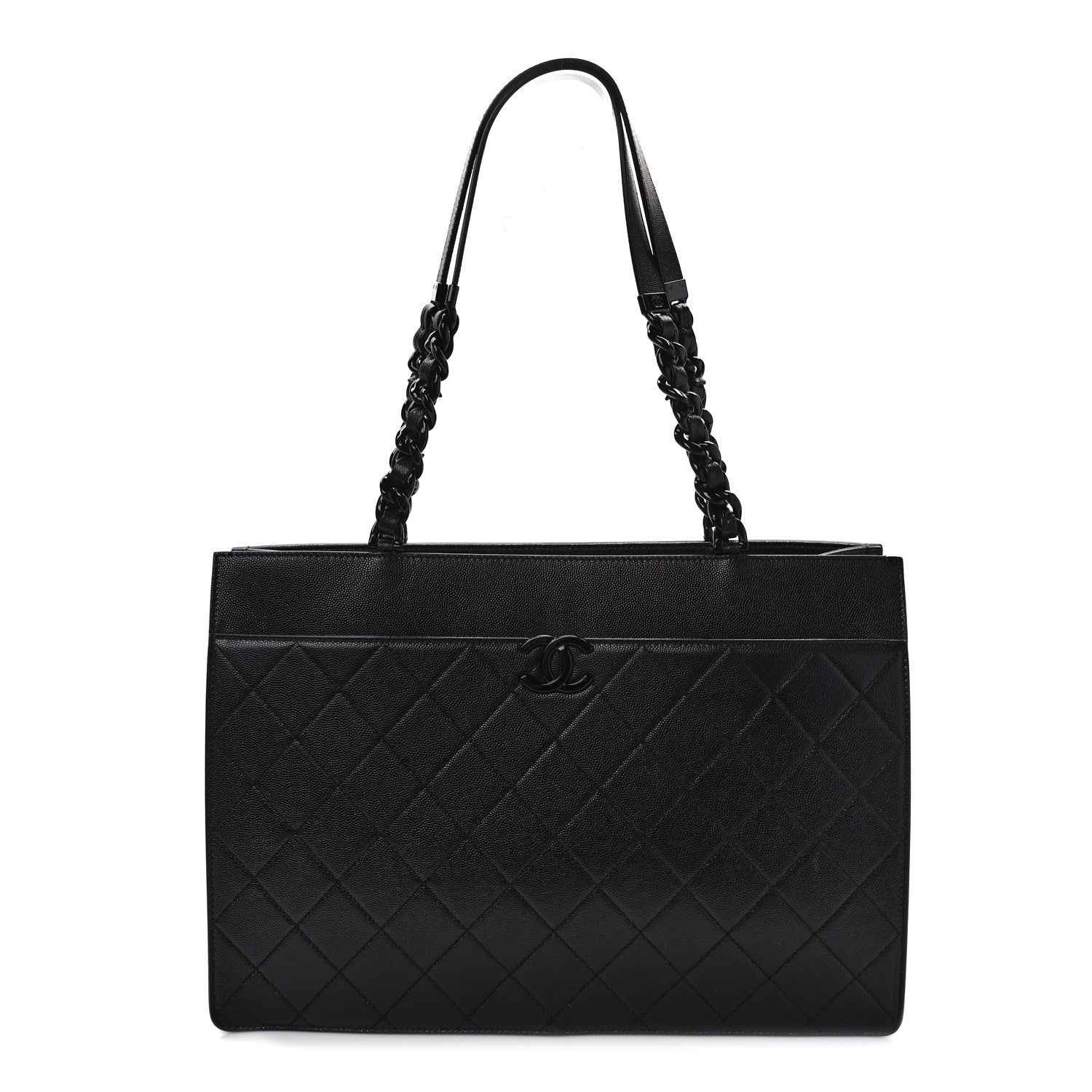 Chanel Caviar Quilted My Everything Large Shopping Tote Black 1 of 14