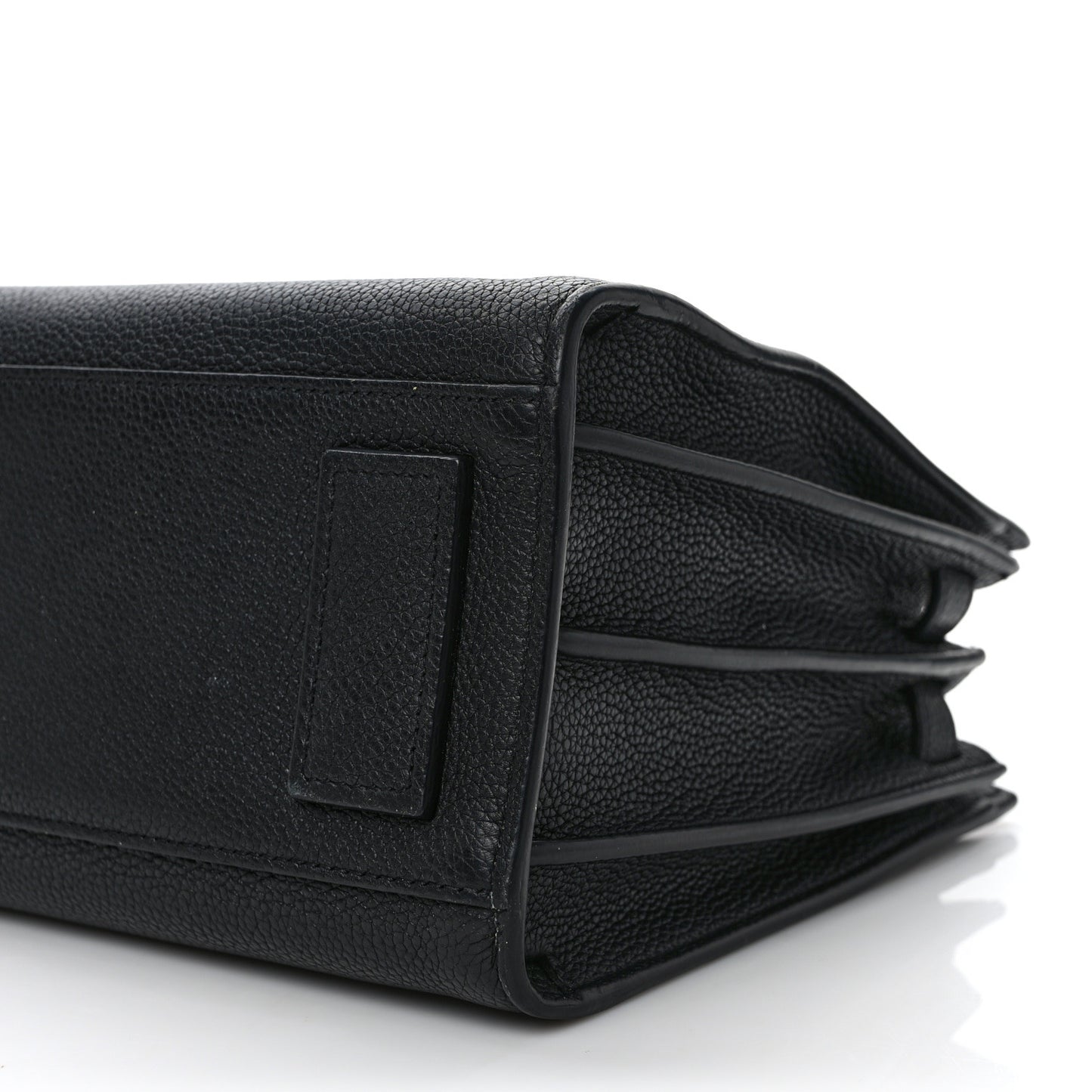 Grained Calfskin Baby Sac De Jour Souple Black